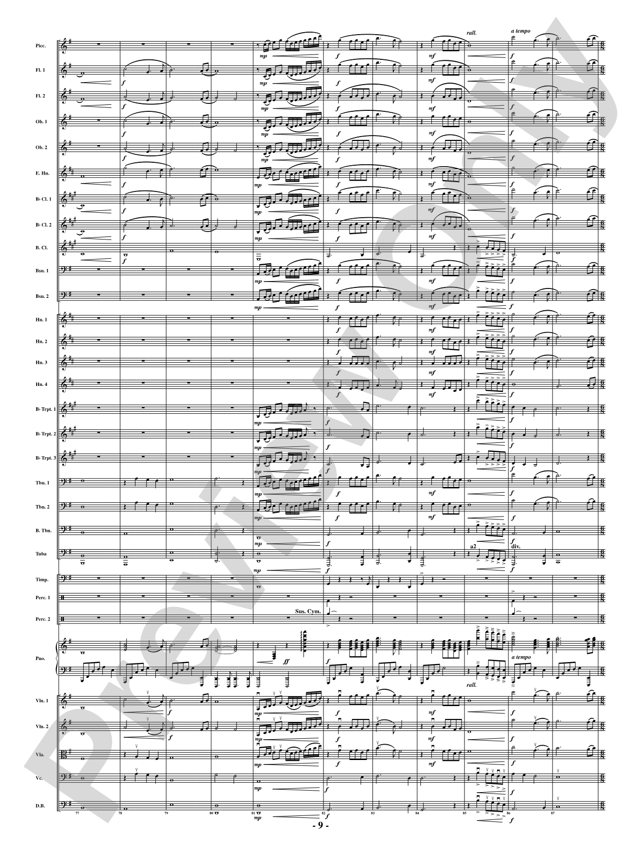 The Highland Games: Full Orchestra Conductor Score & Parts