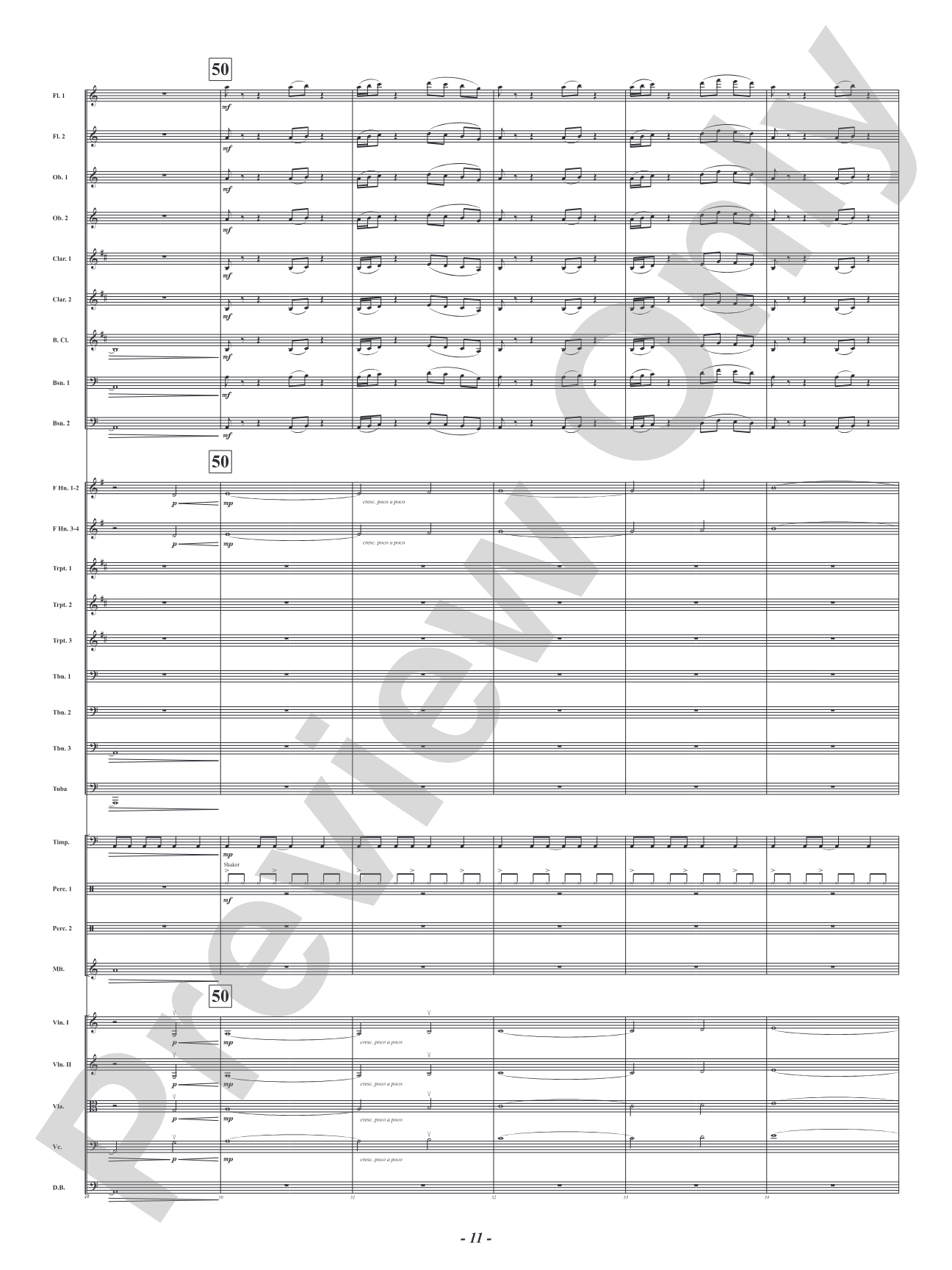 Red - From Krisanna's Colors: Full Orchestra Conductor Score & Parts