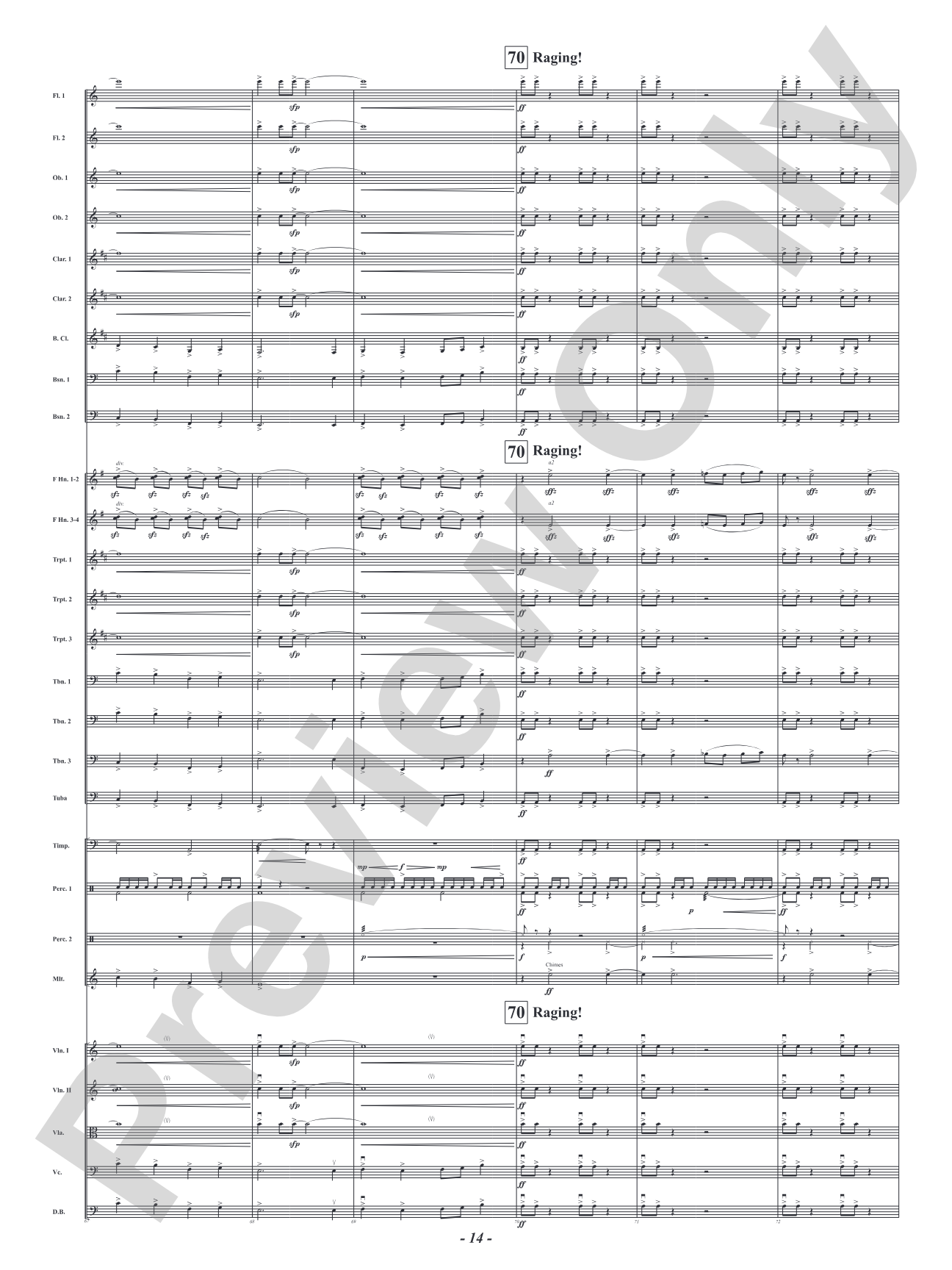 Red - From Krisanna's Colors: Full Orchestra Conductor Score & Parts
