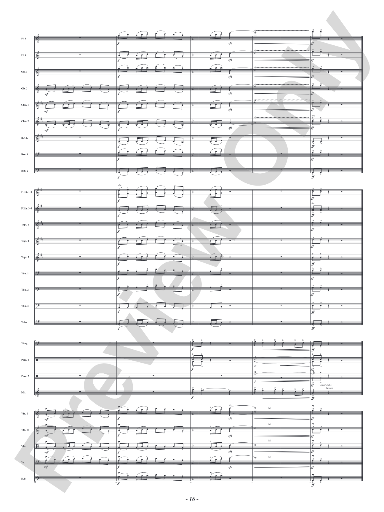 Red - From Krisanna's Colors: Full Orchestra Conductor Score & Parts