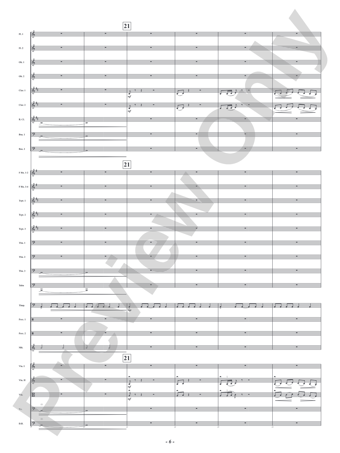 Red - From Krisanna's Colors: Full Orchestra Conductor Score & Parts