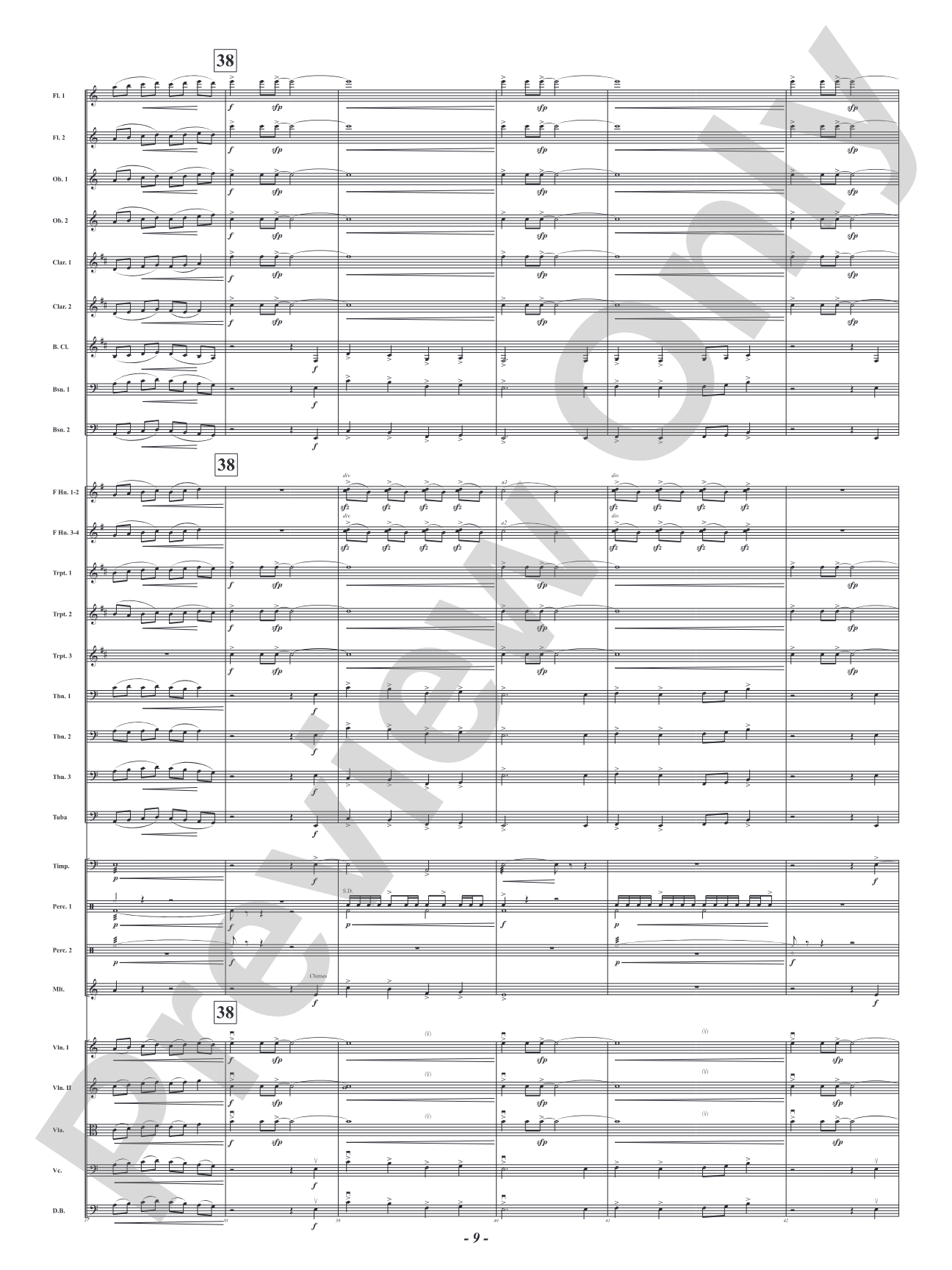 Red - From Krisanna's Colors: Full Orchestra Conductor Score & Parts