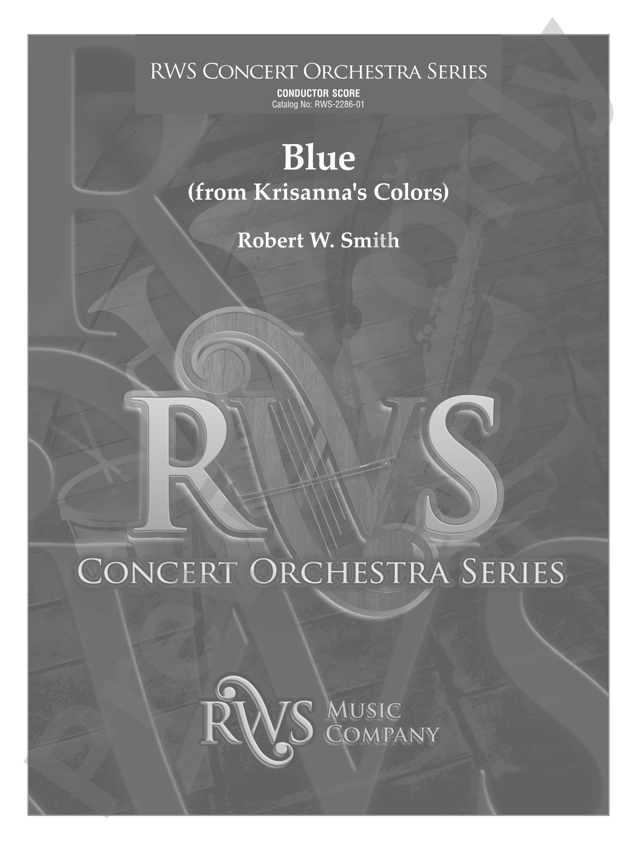 Blue - From Krisanna's Colors: Full Orchestra Conductor Score & Parts