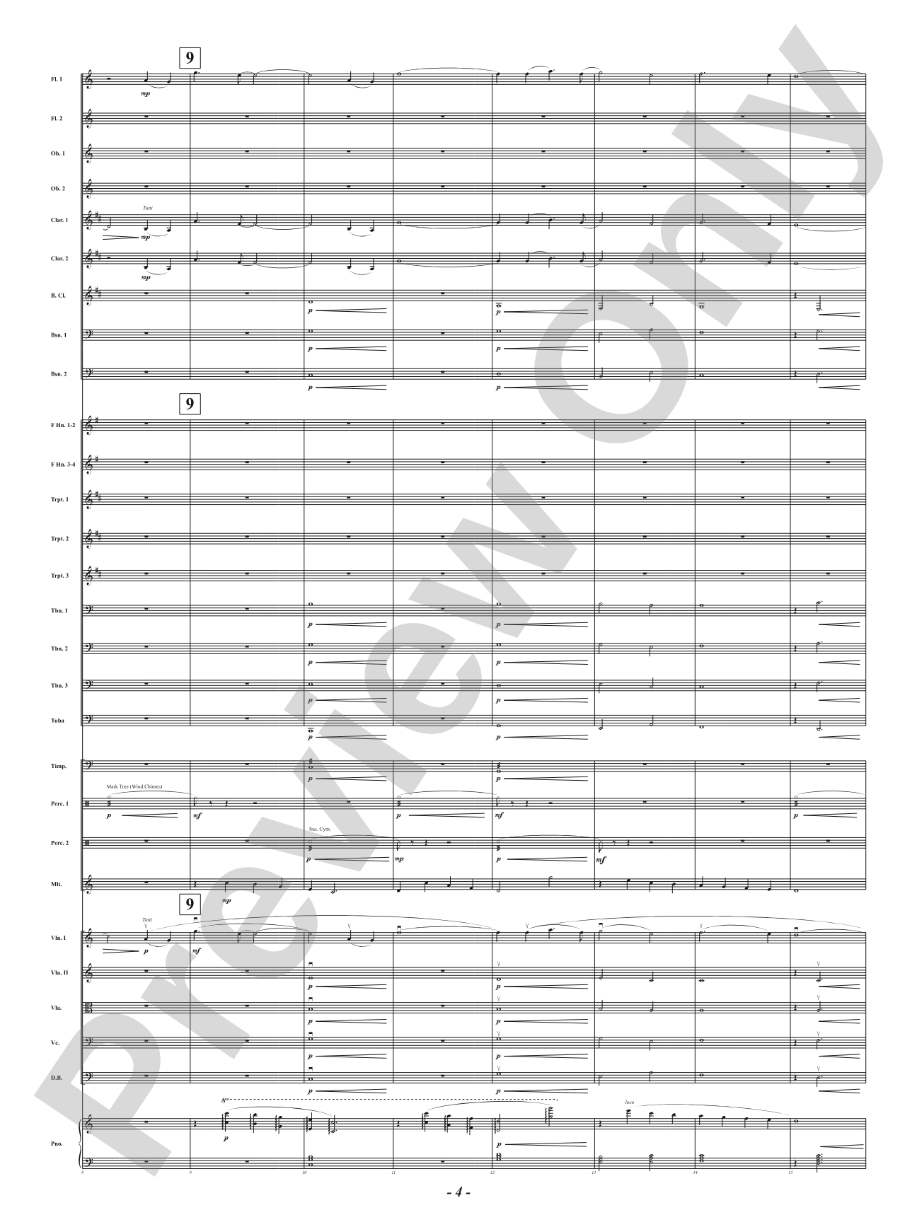 Blue - From Krisanna's Colors: Full Orchestra Conductor Score & Parts