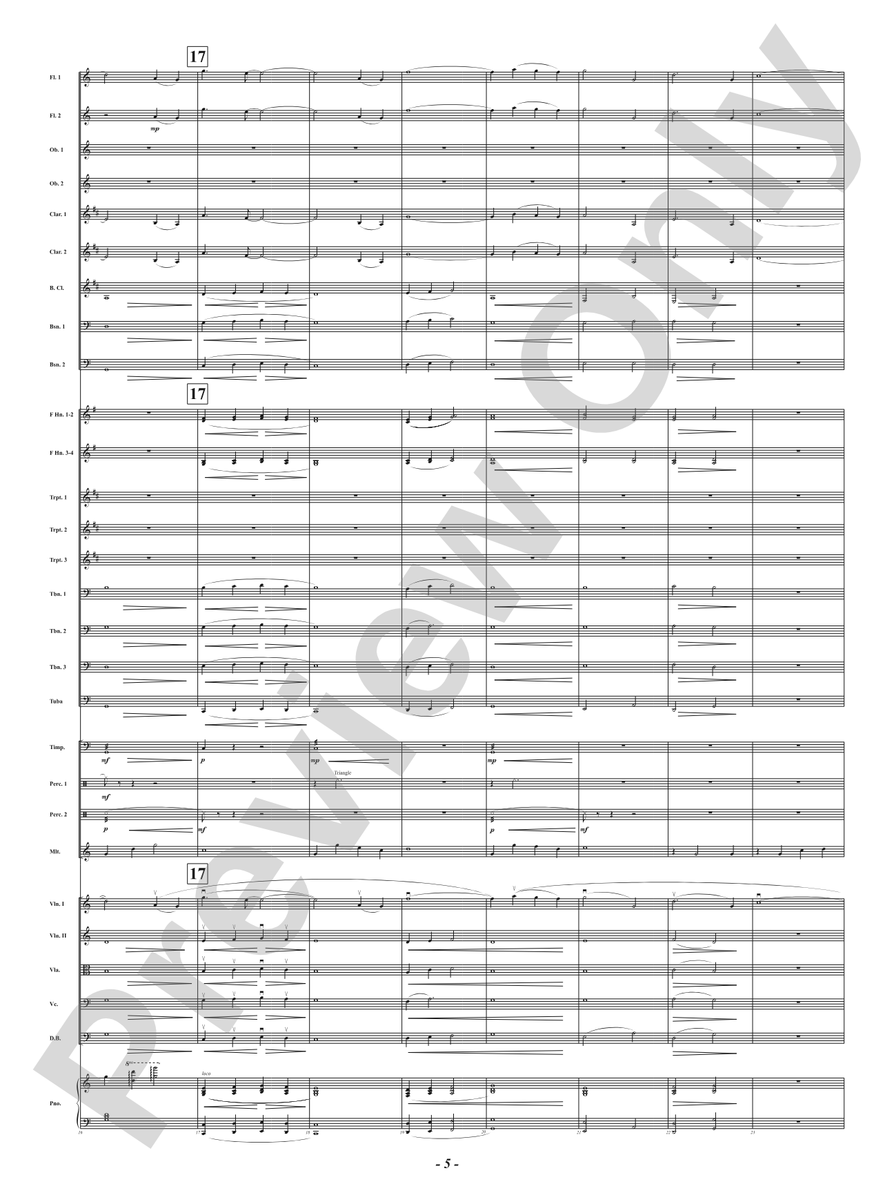Blue - From Krisanna's Colors: Full Orchestra Conductor Score & Parts