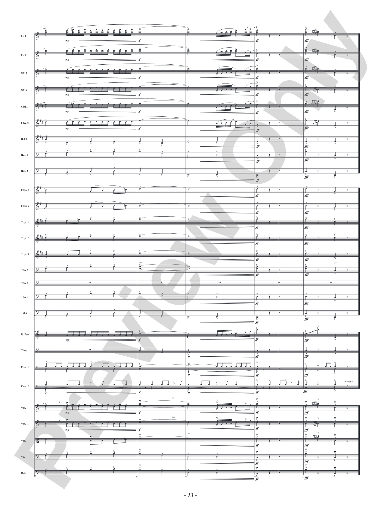 Yellow - From Krisanna's Colors: Full Orchestra Conductor Score & Parts