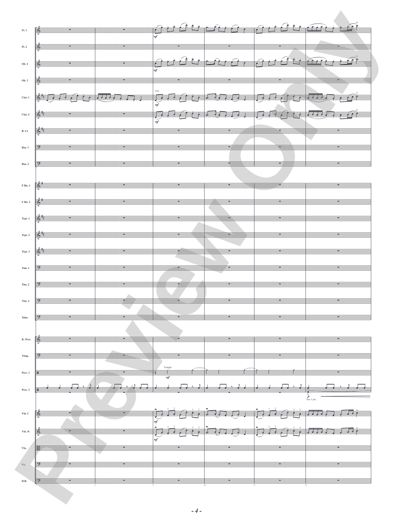 Yellow - From Krisanna's Colors: Full Orchestra Conductor Score & Parts