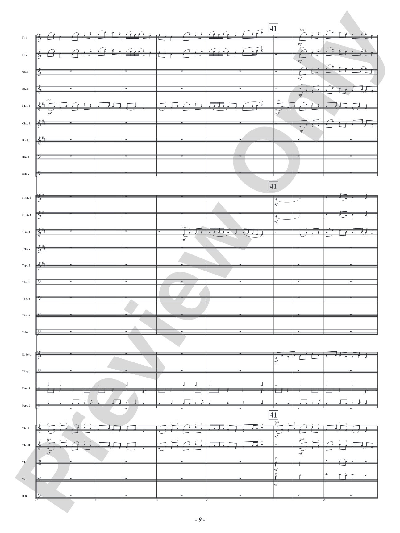 Yellow - From Krisanna's Colors: Full Orchestra Conductor Score & Parts