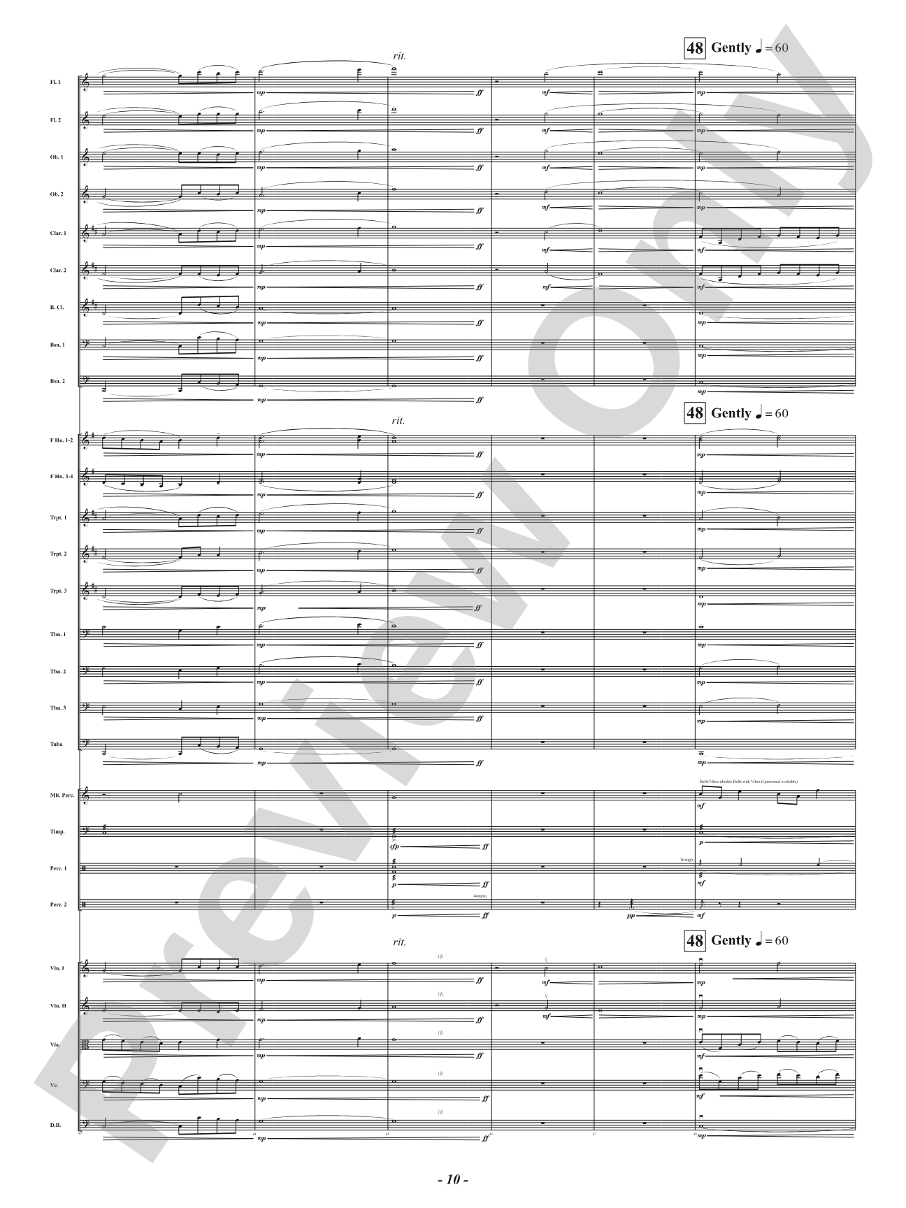 A Mother's Hymn - How Great Thou Art: Full Orchestra Conductor Score & Parts