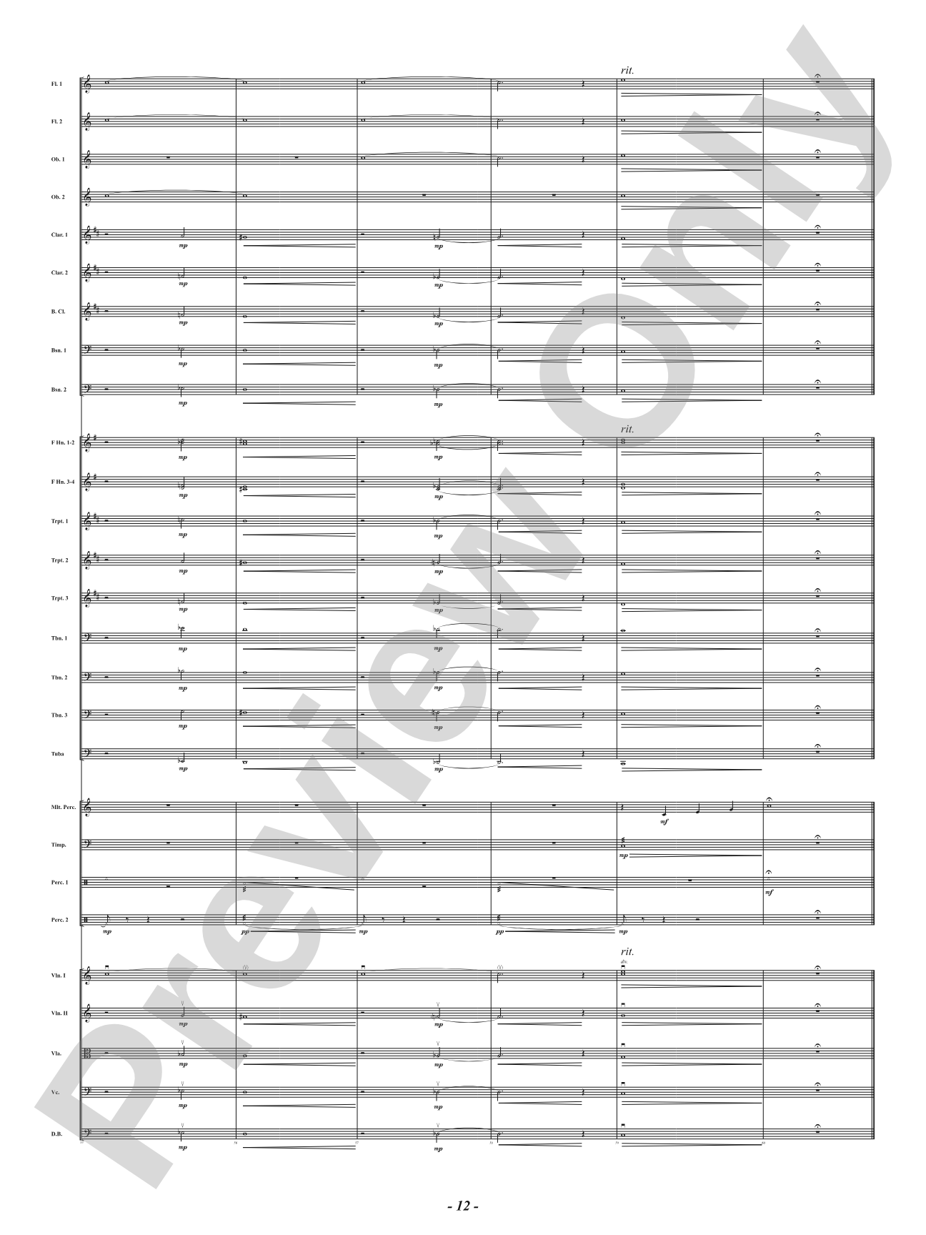 A Mother's Hymn - How Great Thou Art: Full Orchestra Conductor Score & Parts