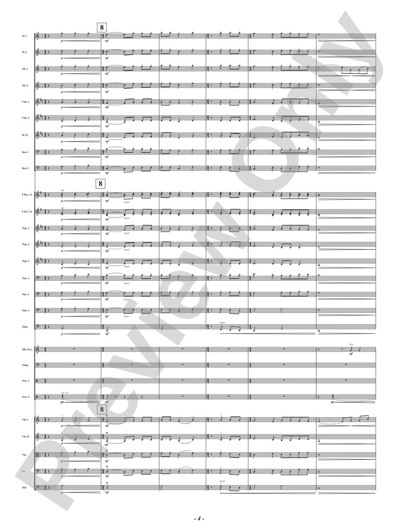 A Mother's Hymn - How Great Thou Art: Full Orchestra Conductor Score & Parts