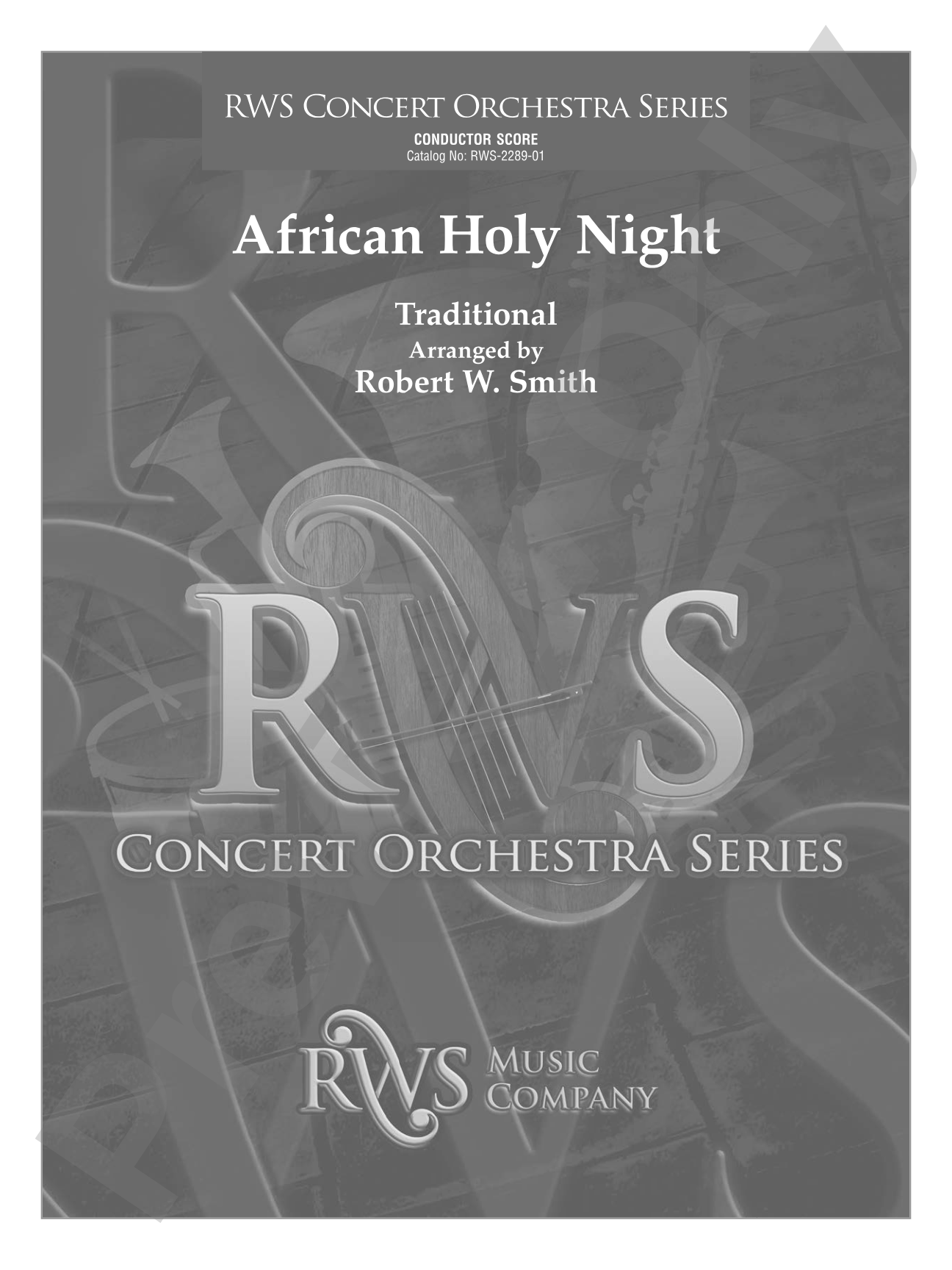 African Holy Night: Full Orchestra Conductor Score & Parts