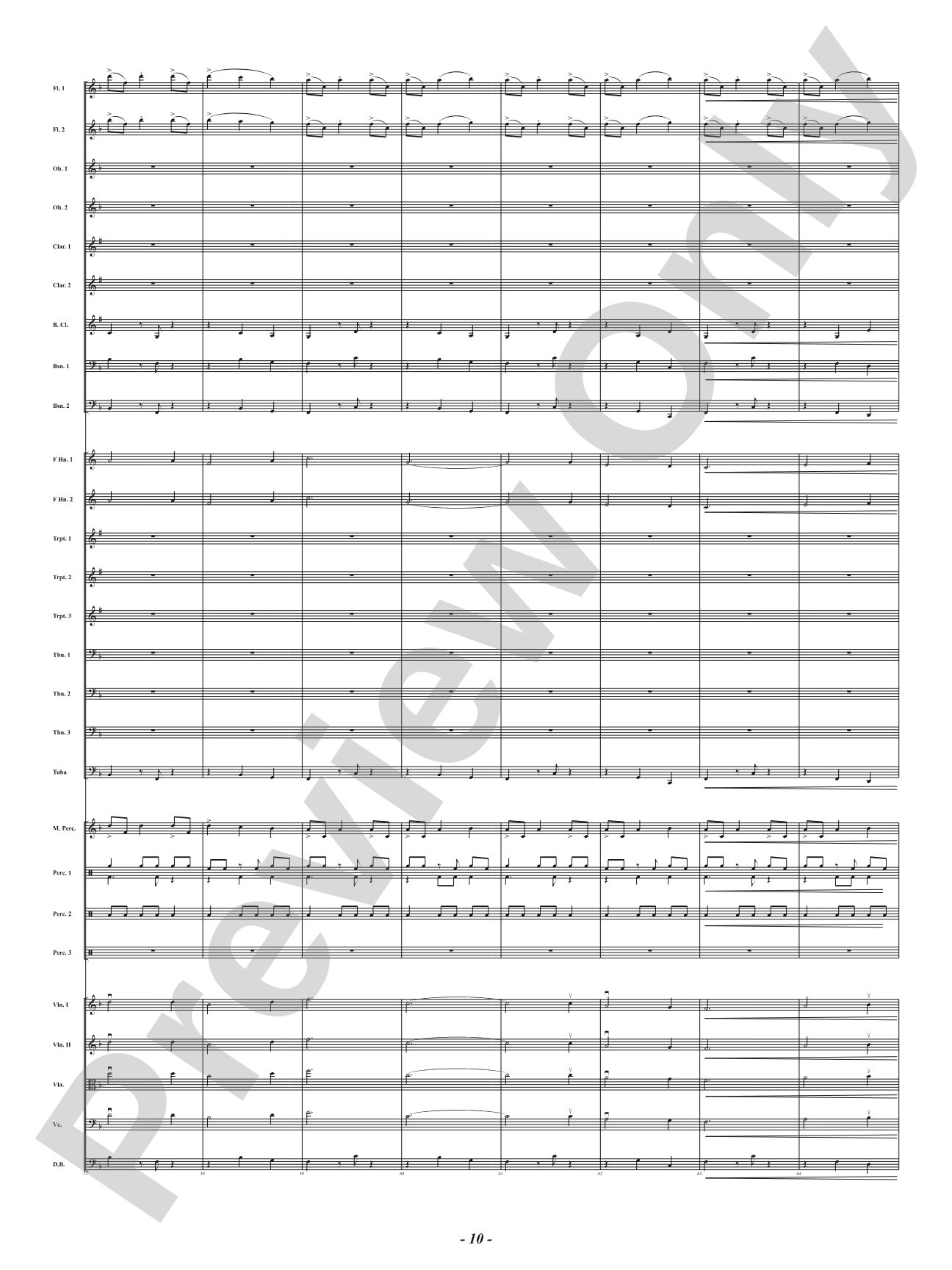 African Holy Night: Full Orchestra Conductor Score & Parts