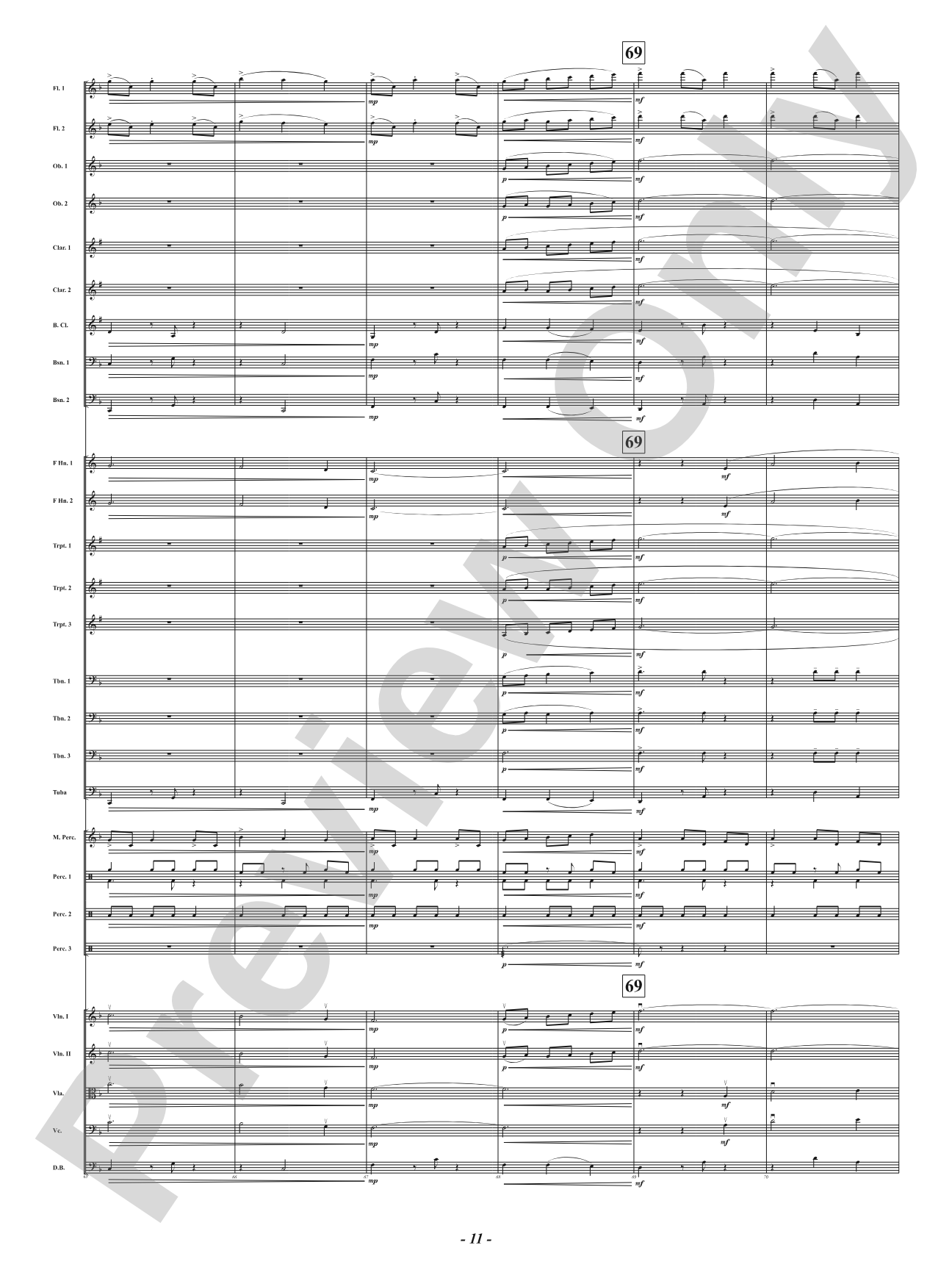 African Holy Night: Full Orchestra Conductor Score & Parts