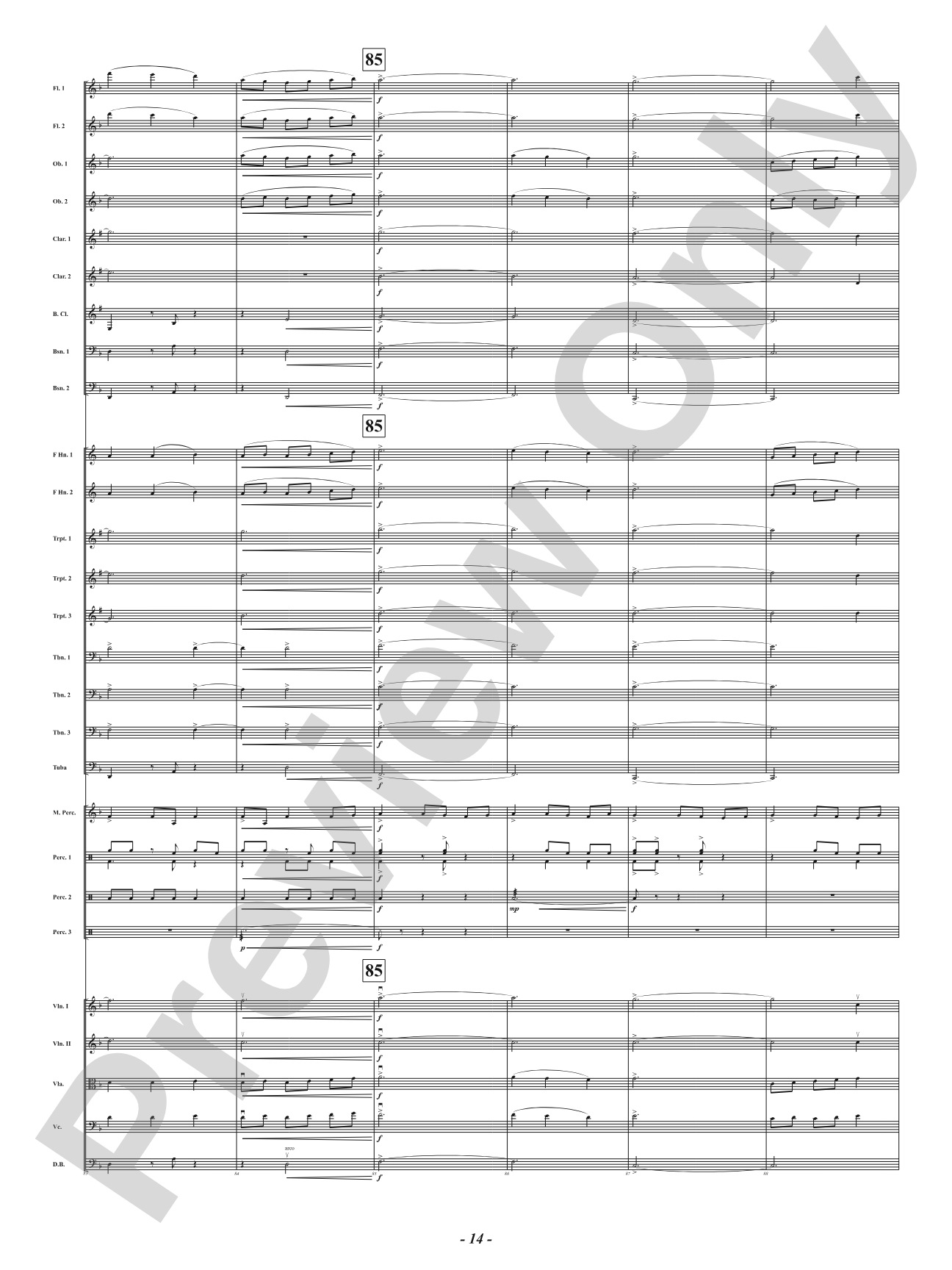 African Holy Night: Full Orchestra Conductor Score & Parts