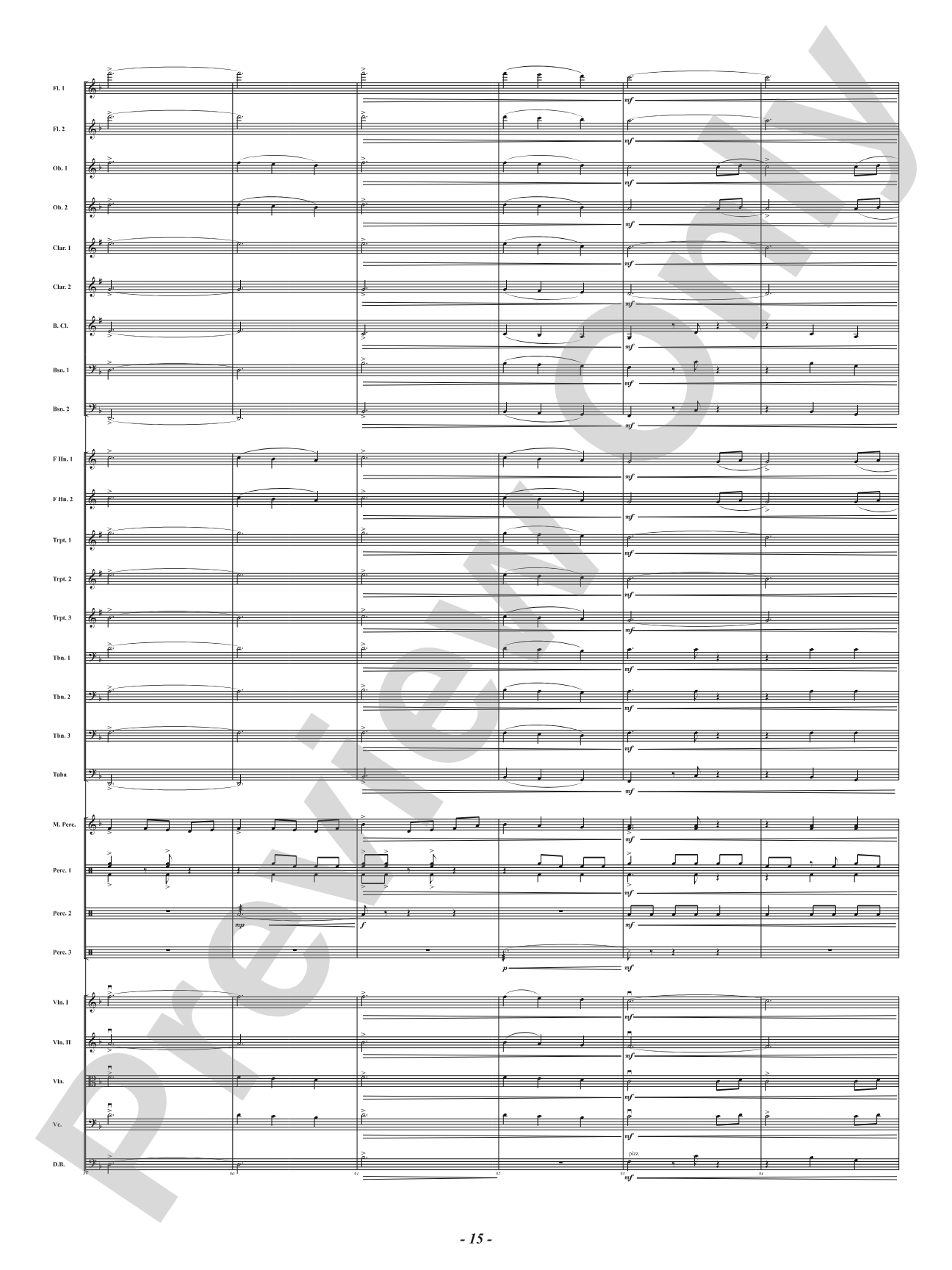 African Holy Night: Full Orchestra Conductor Score & Parts