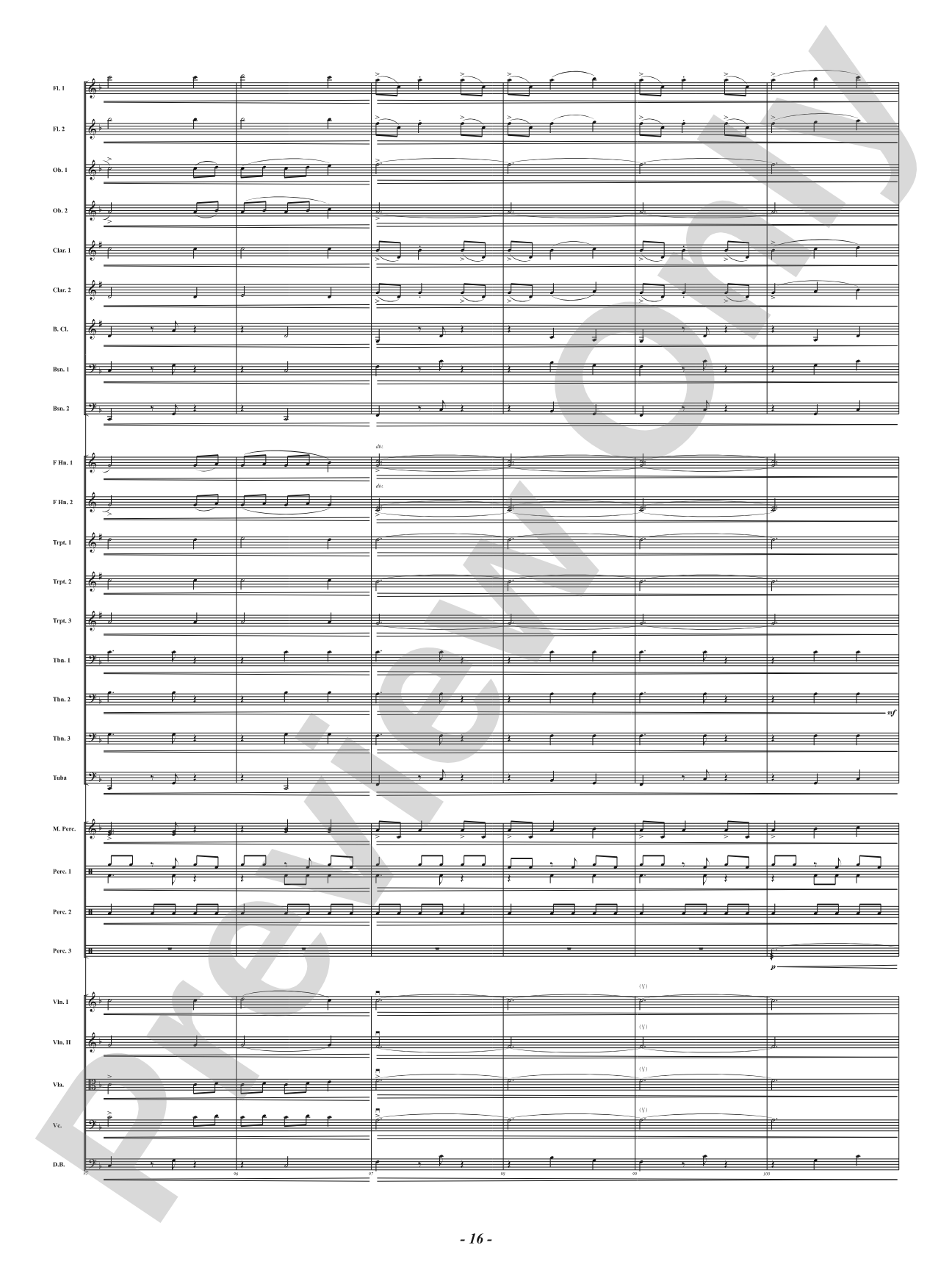 African Holy Night: Full Orchestra Conductor Score & Parts