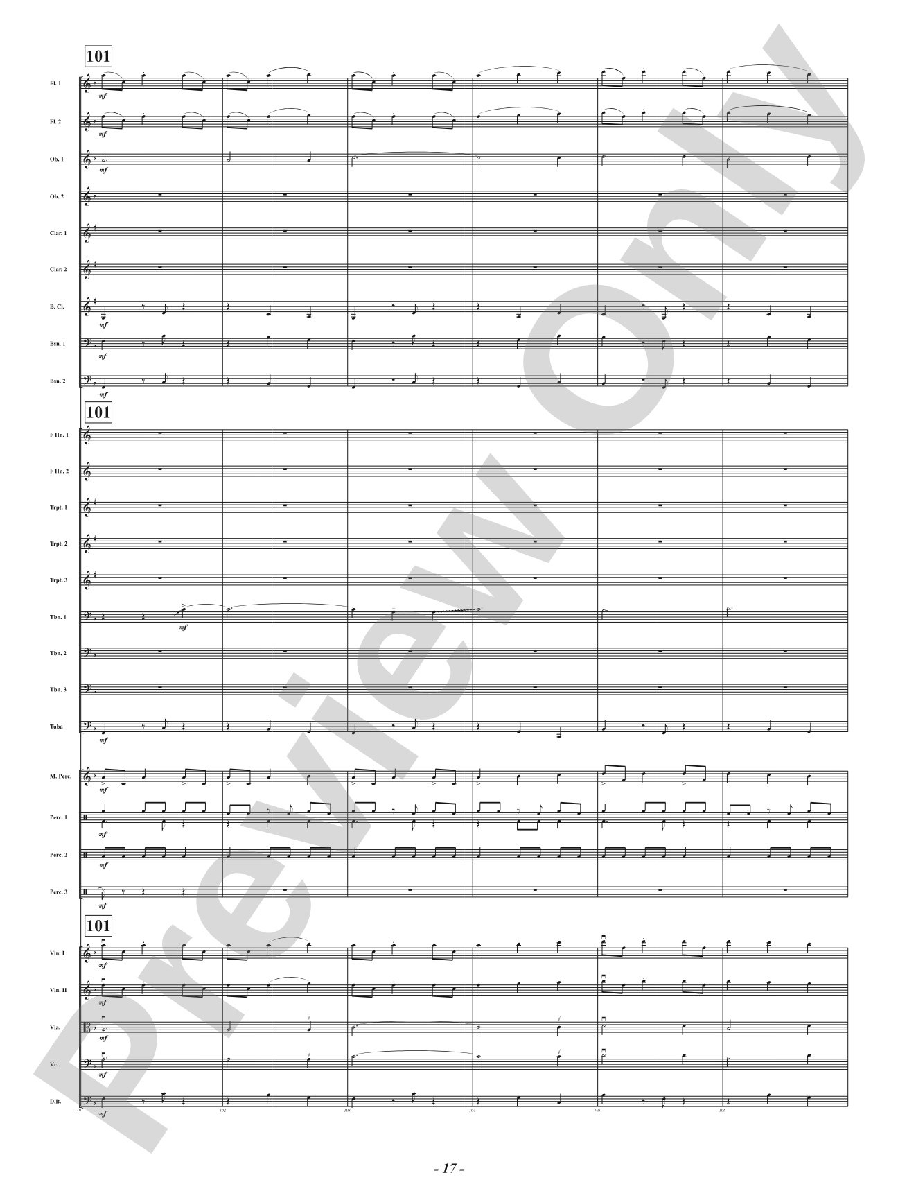African Holy Night: Full Orchestra Conductor Score & Parts
