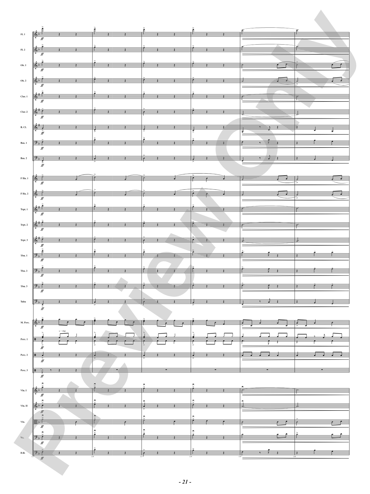 African Holy Night: Full Orchestra Conductor Score & Parts