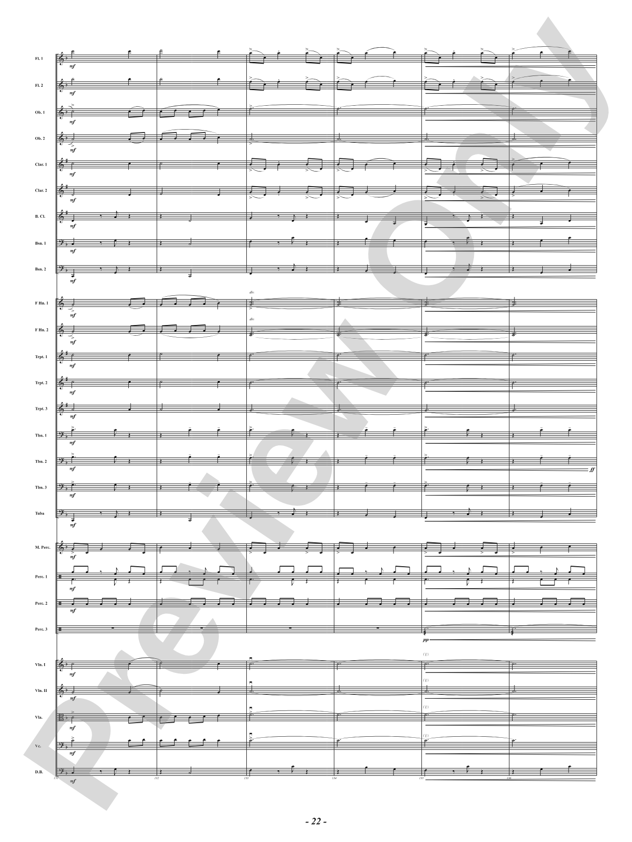 African Holy Night: Full Orchestra Conductor Score & Parts