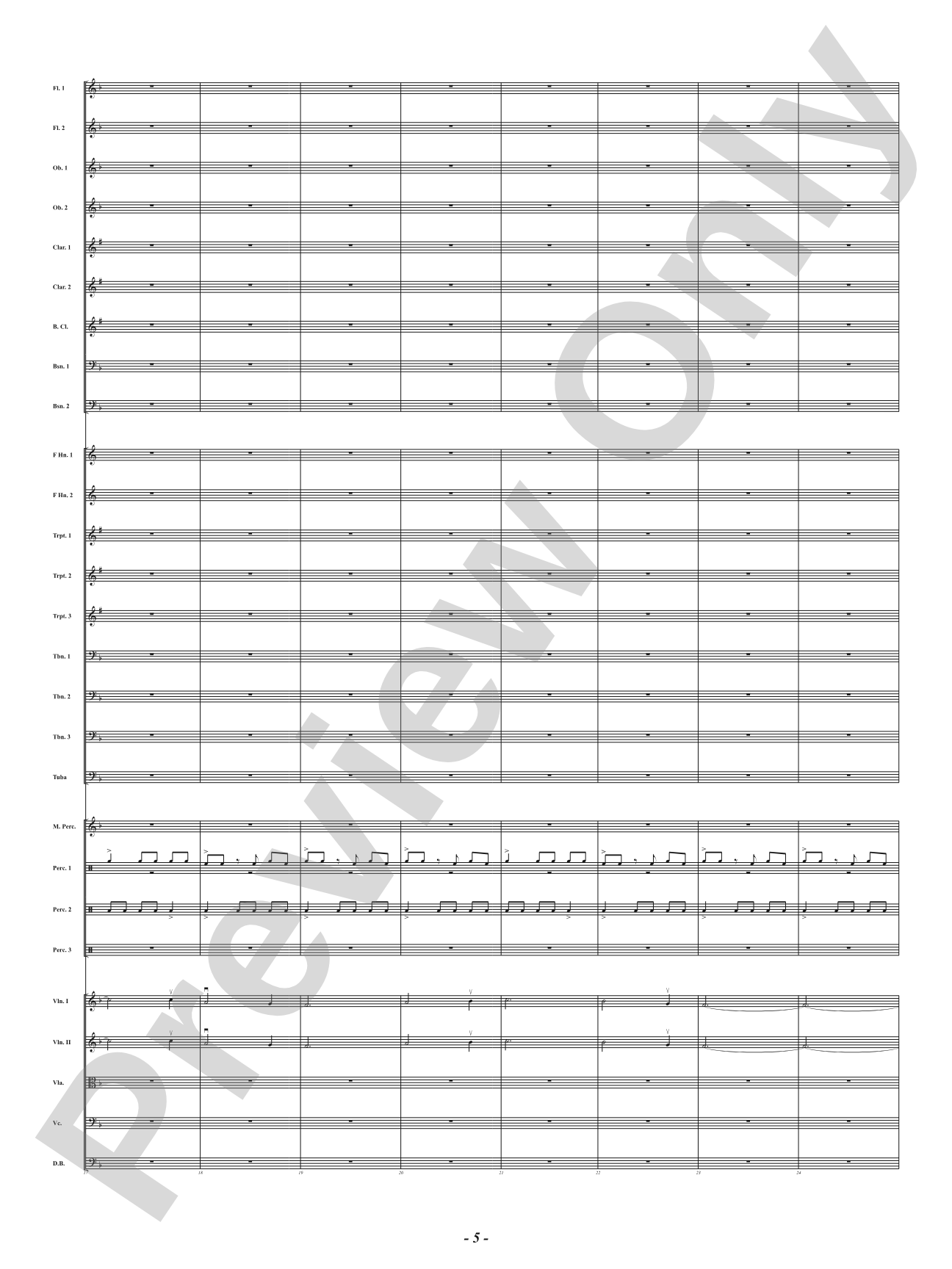 African Holy Night: Full Orchestra Conductor Score & Parts