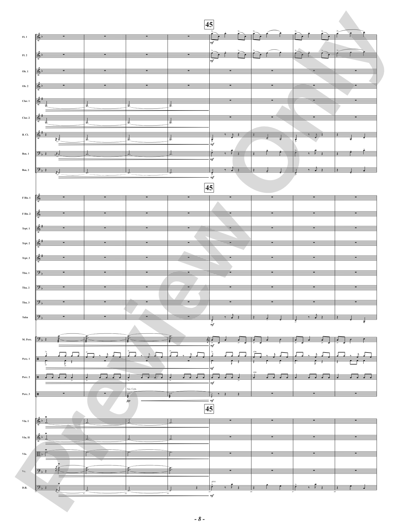 African Holy Night: Full Orchestra Conductor Score & Parts
