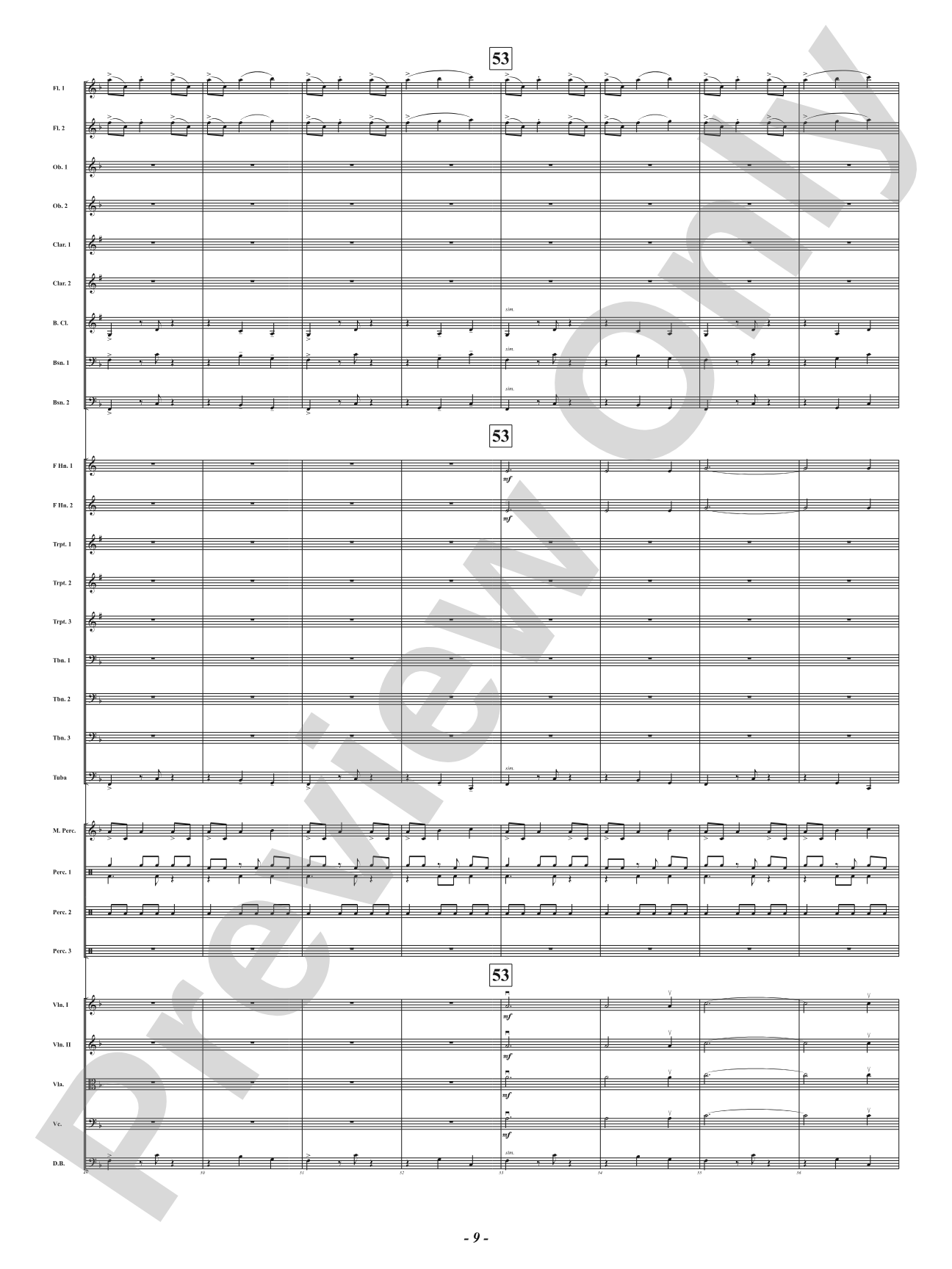 African Holy Night: Full Orchestra Conductor Score & Parts