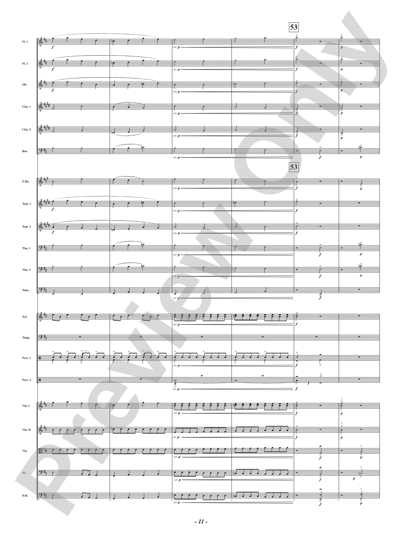 Vivid: Full Orchestra Conductor Score & Parts