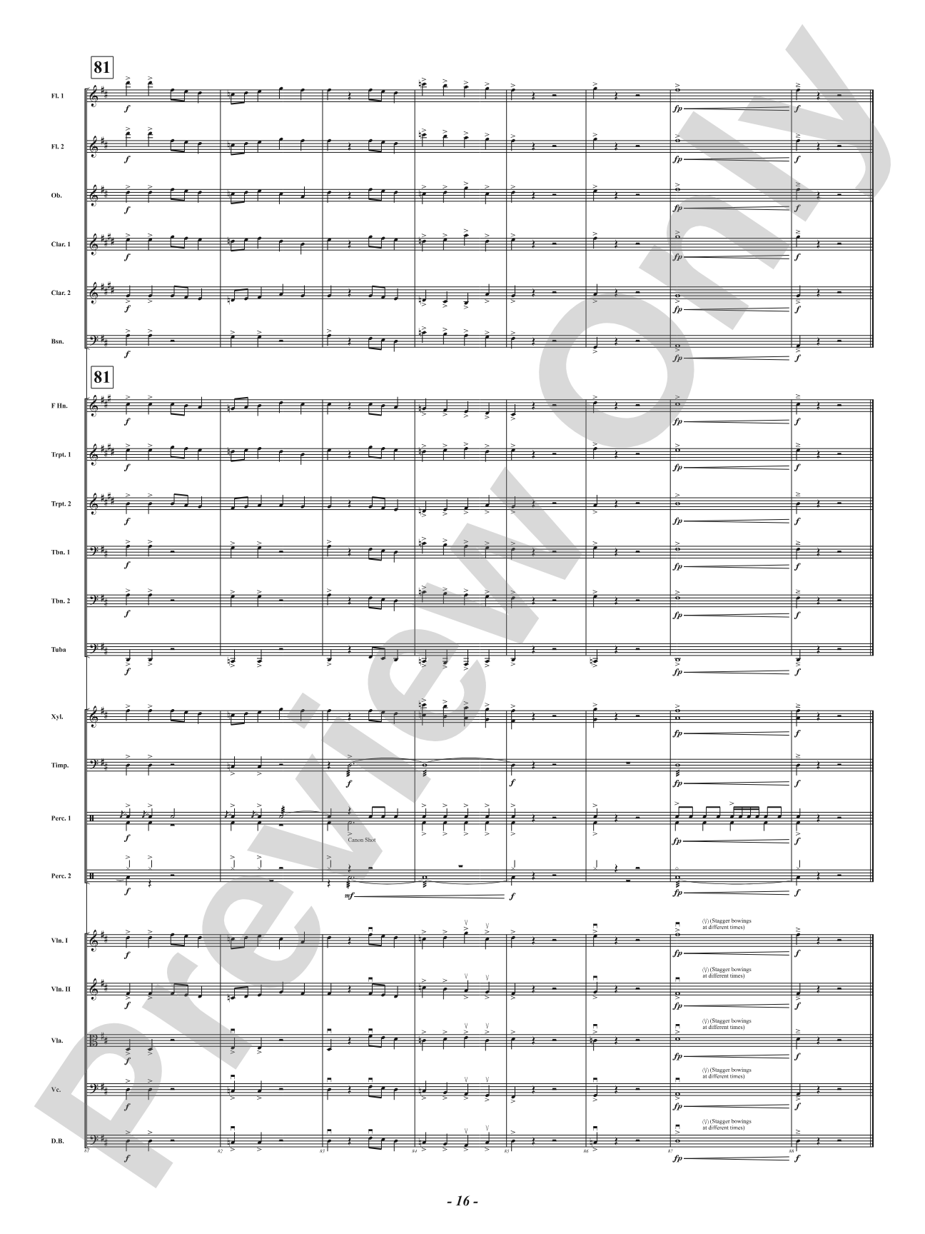 Vivid: Full Orchestra Conductor Score & Parts