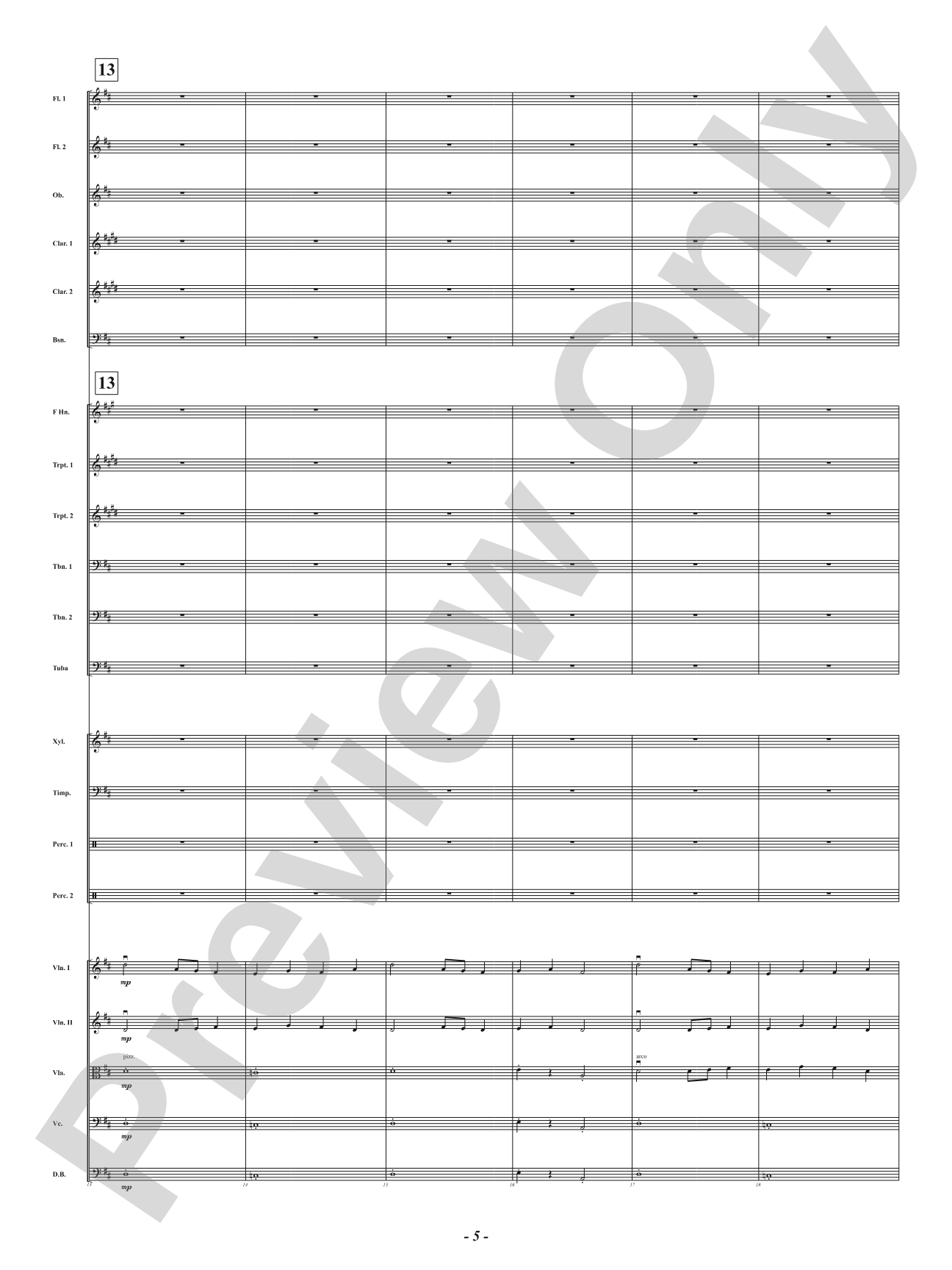 Vivid: Full Orchestra Conductor Score & Parts