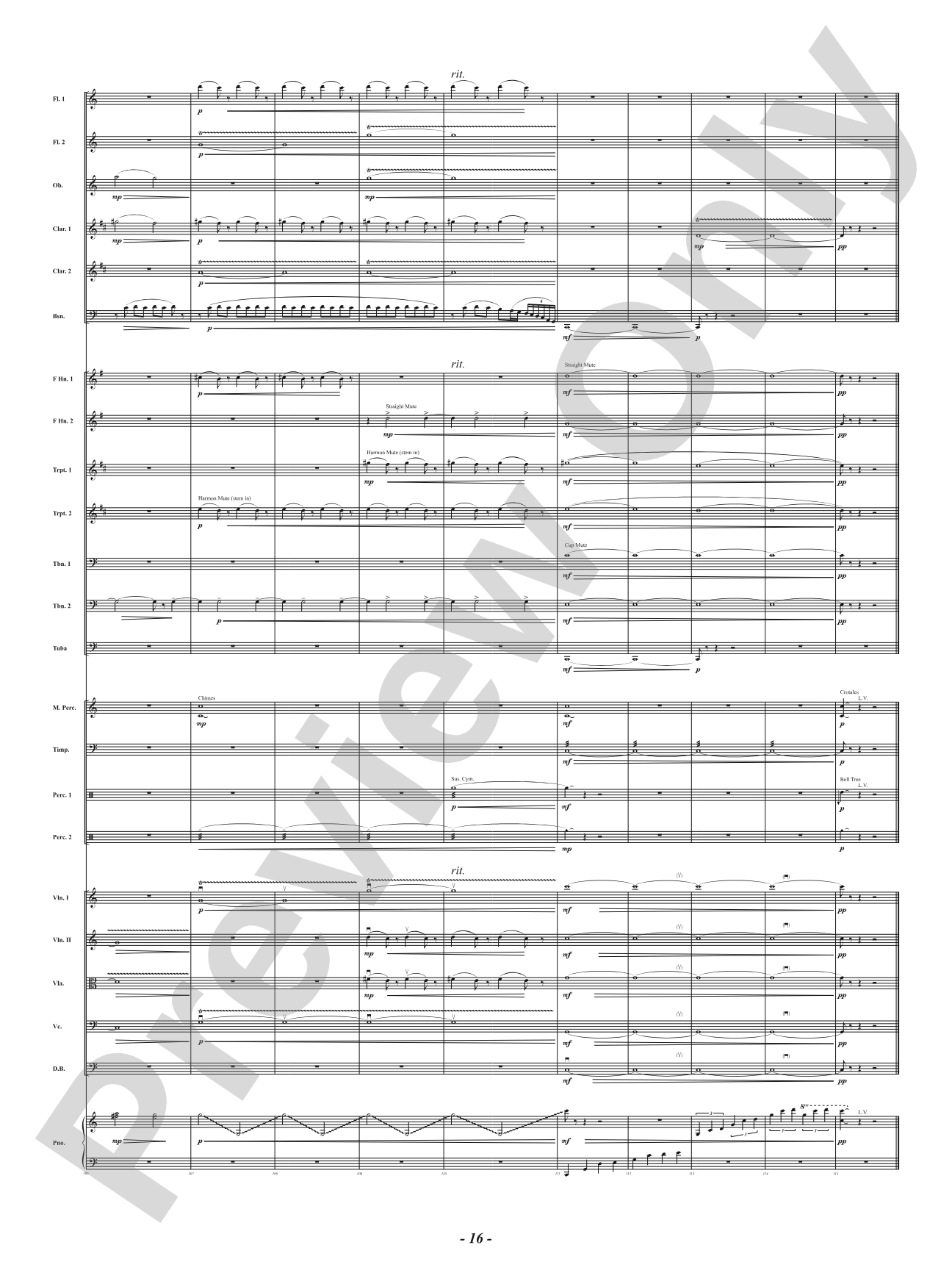 Fallingwater: Full Orchestra Conductor Score & Parts