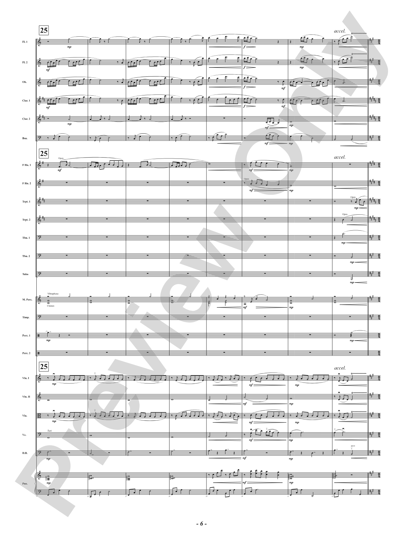 Fallingwater: Full Orchestra Conductor Score & Parts