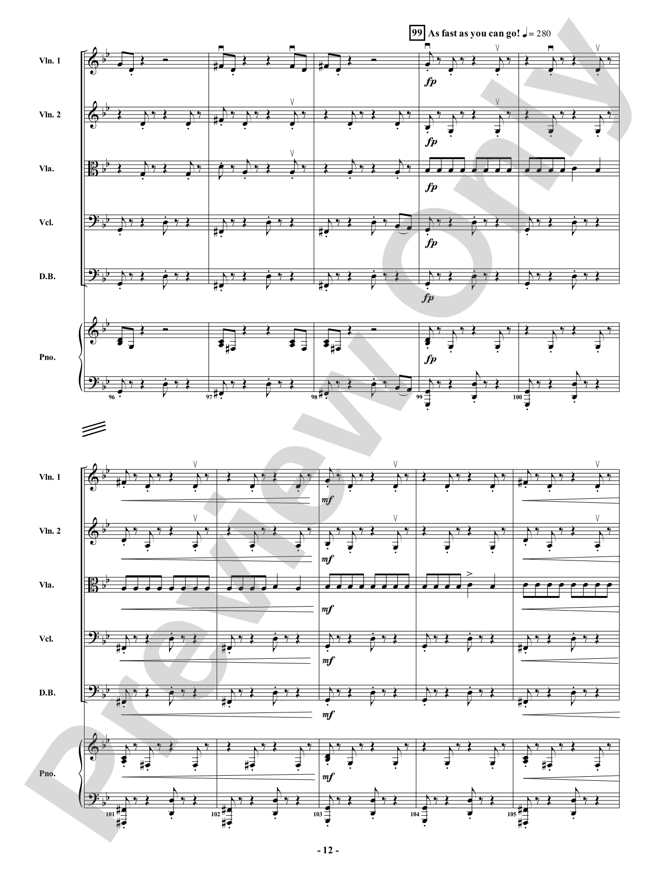 Midnight in Kyiv: String Orchestra Conductor Score & Parts