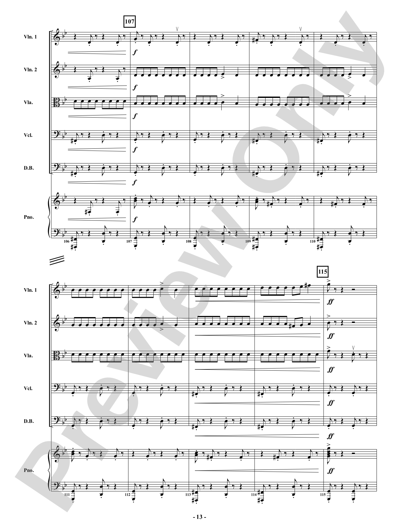 Midnight in Kyiv: String Orchestra Conductor Score & Parts