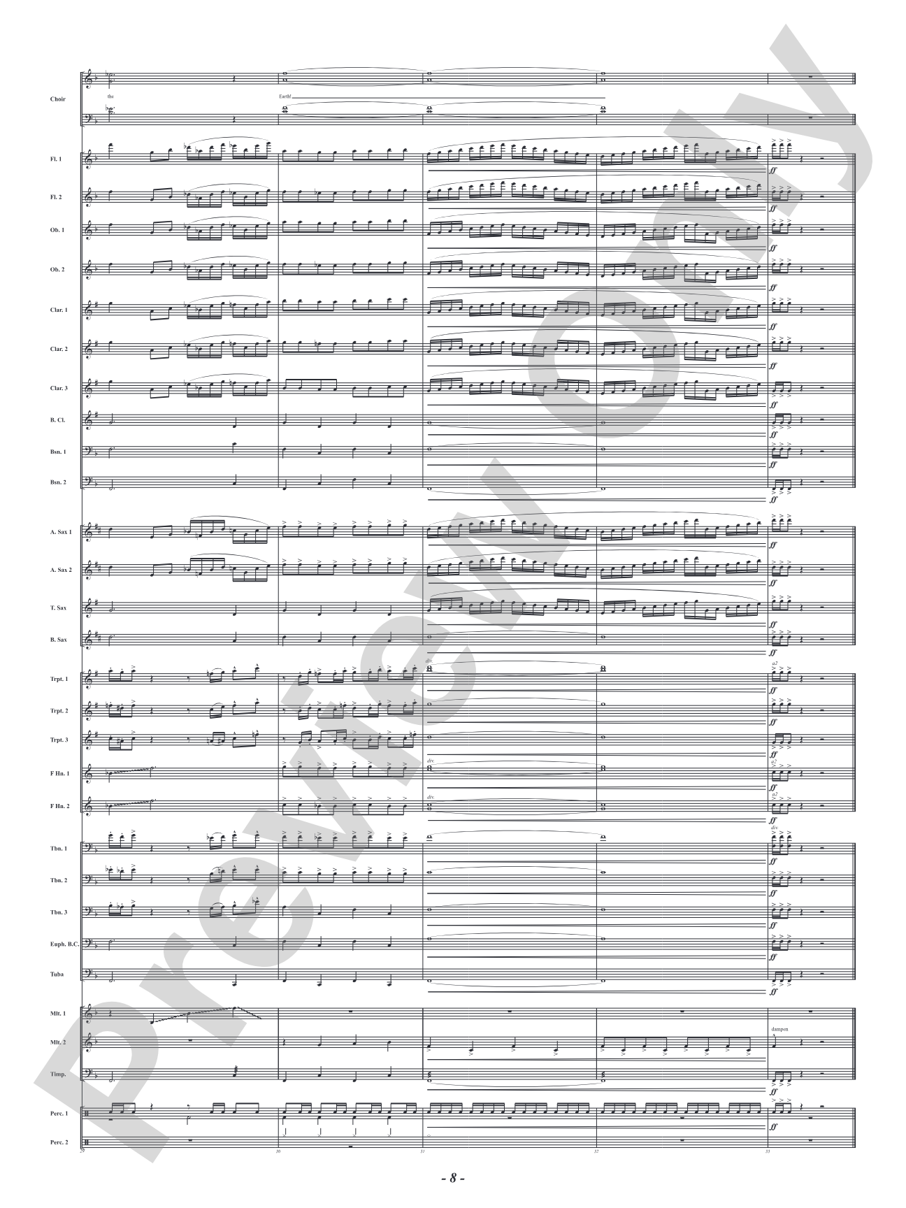 Shout for Joy - For Concert Band and Choir: Concert Band Conductor Score & Parts