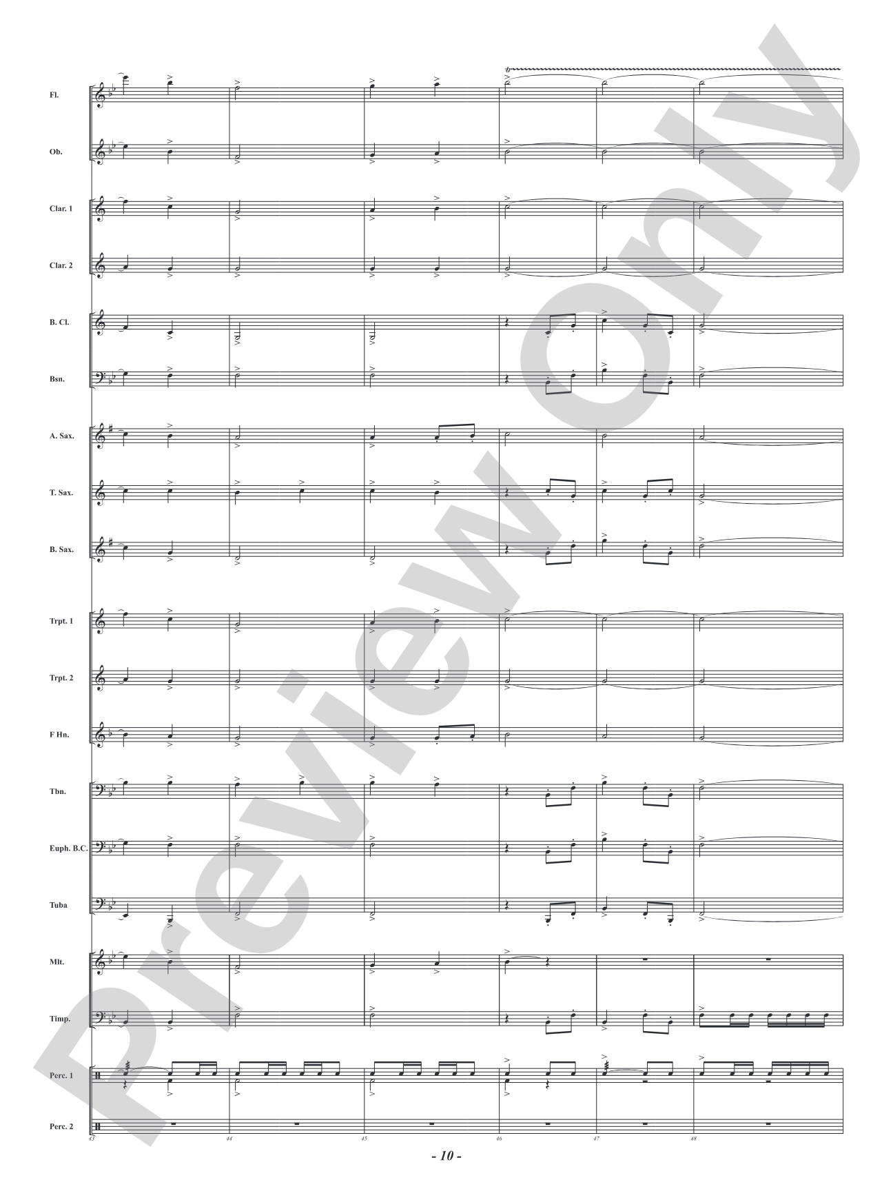 Bronze Star March - Concert March: Concert Band Conductor Score & Parts