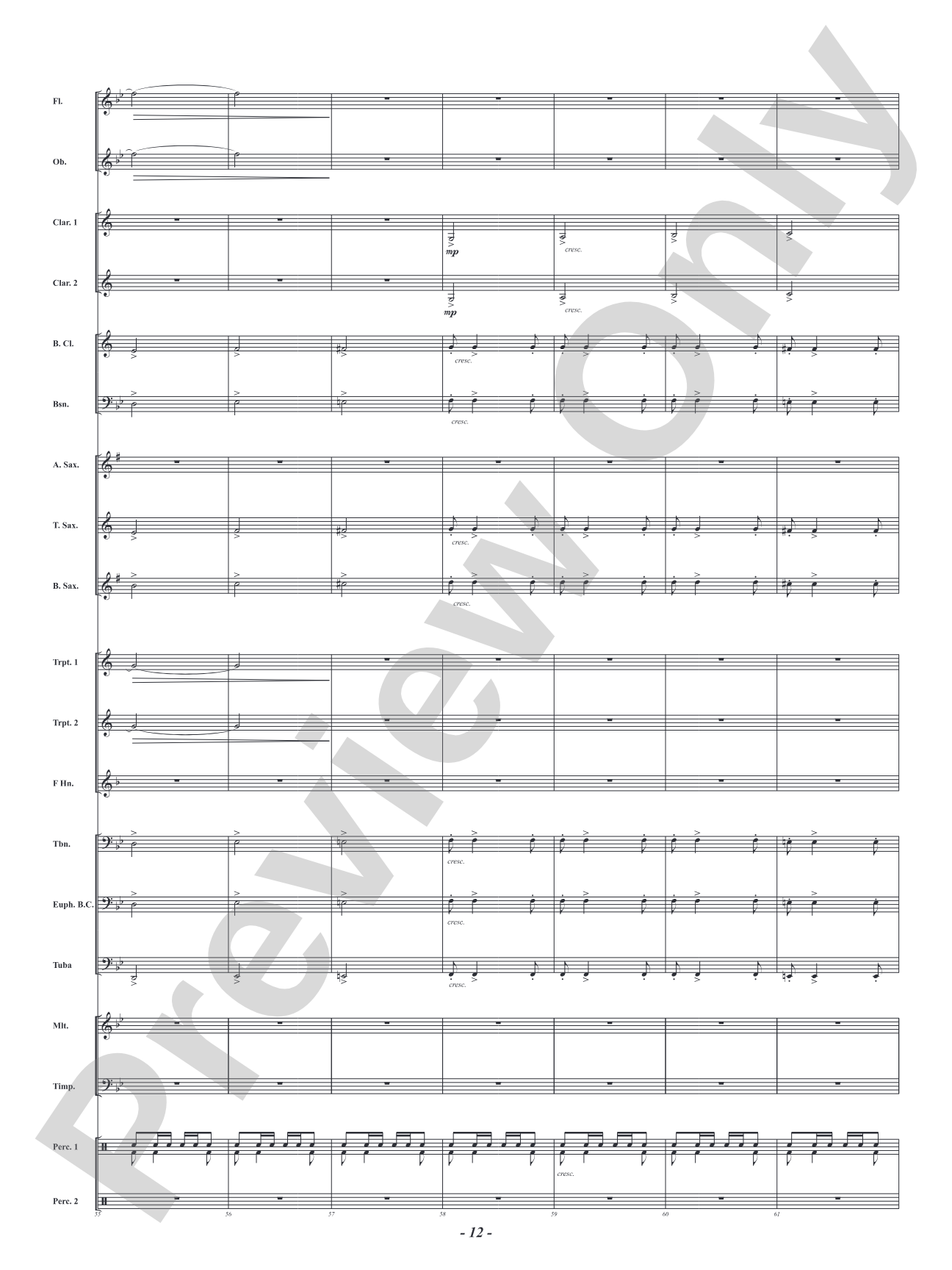Bronze Star March - Concert March: Concert Band Conductor Score & Parts