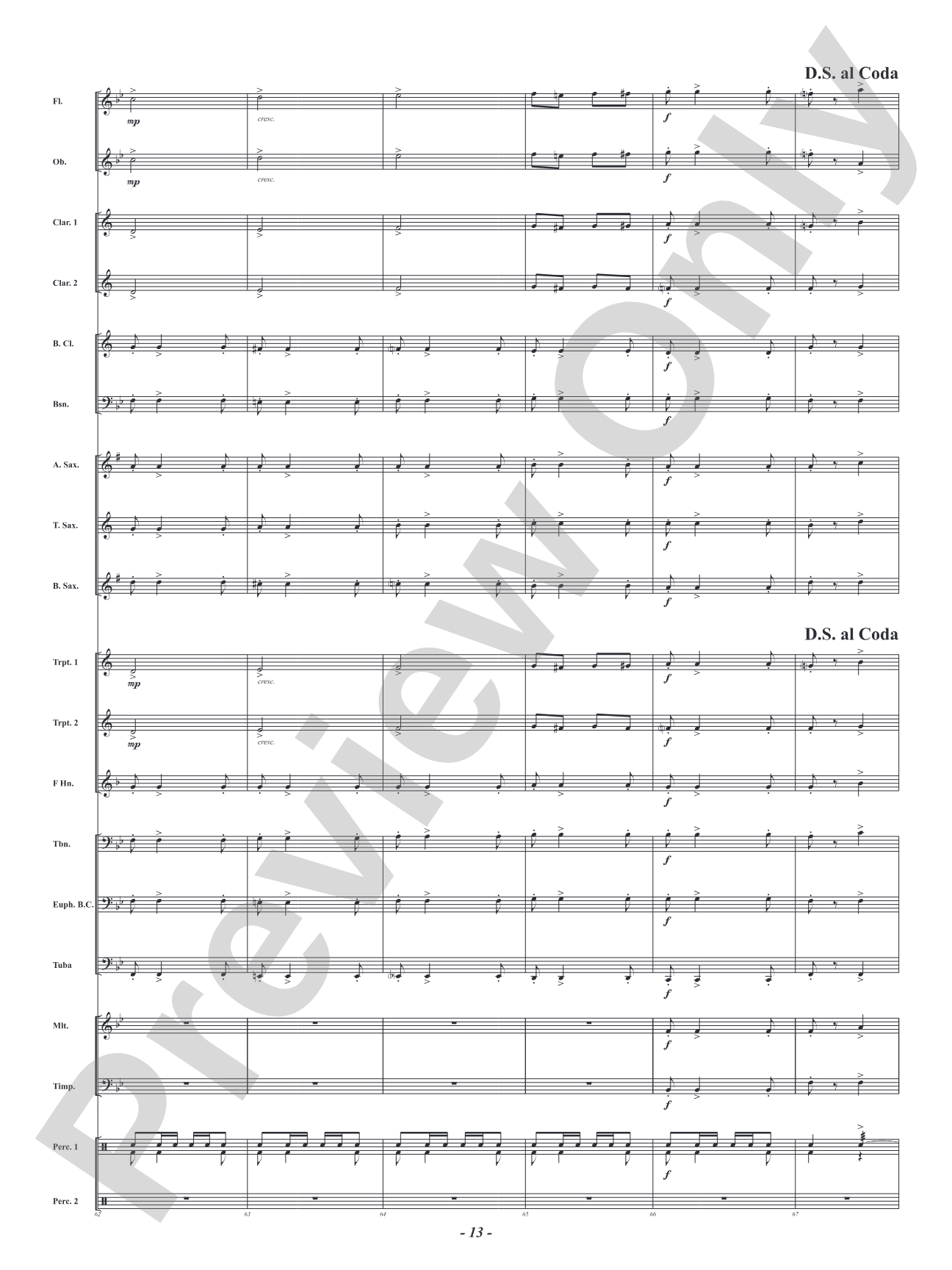 Bronze Star March - Concert March: Concert Band Conductor Score & Parts