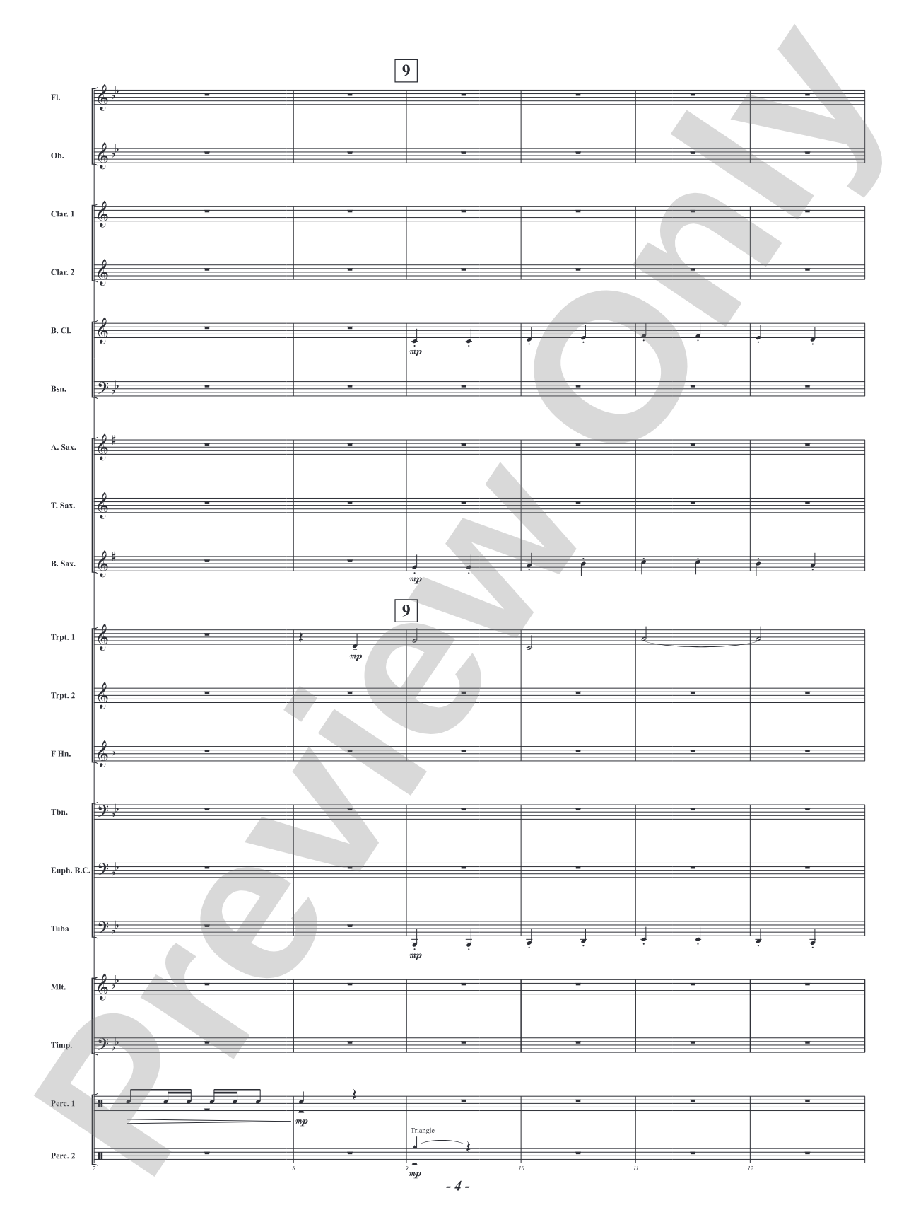 Bronze Star March - Concert March: Concert Band Conductor Score & Parts