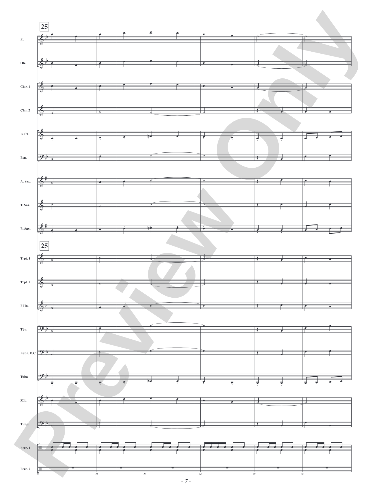 Bronze Star March - Concert March: Concert Band Conductor Score & Parts