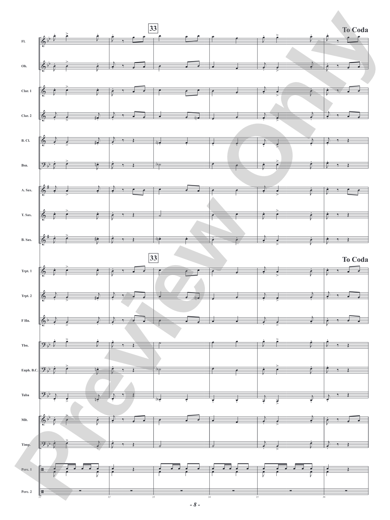 Bronze Star March - Concert March: Concert Band Conductor Score & Parts