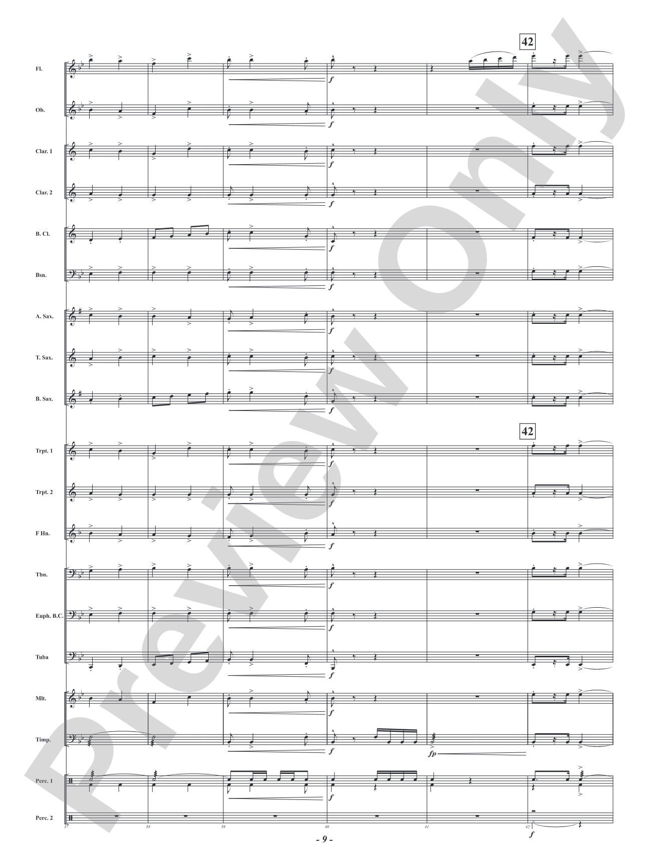 Bronze Star March - Concert March: Concert Band Conductor Score & Parts