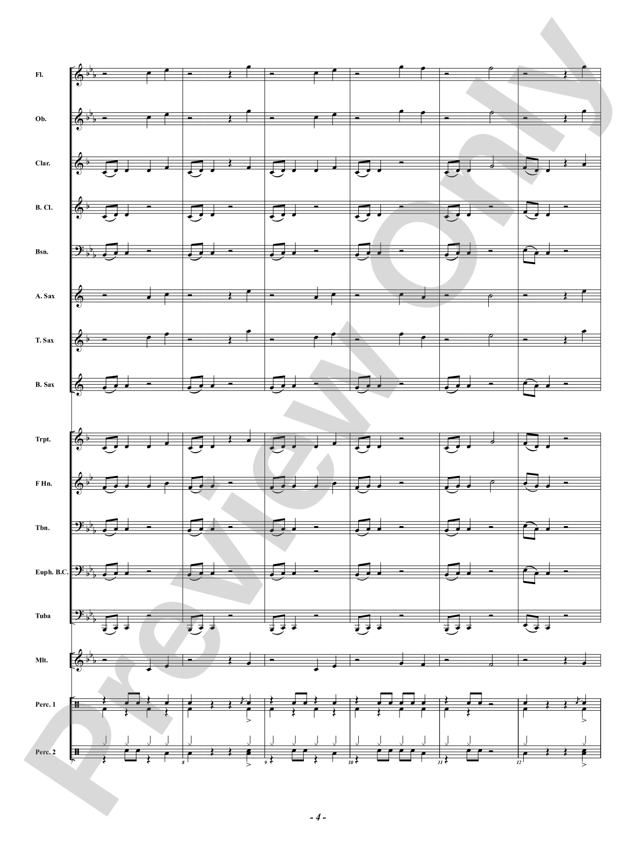Band Spirit: Concert Band Conductor Score & Parts