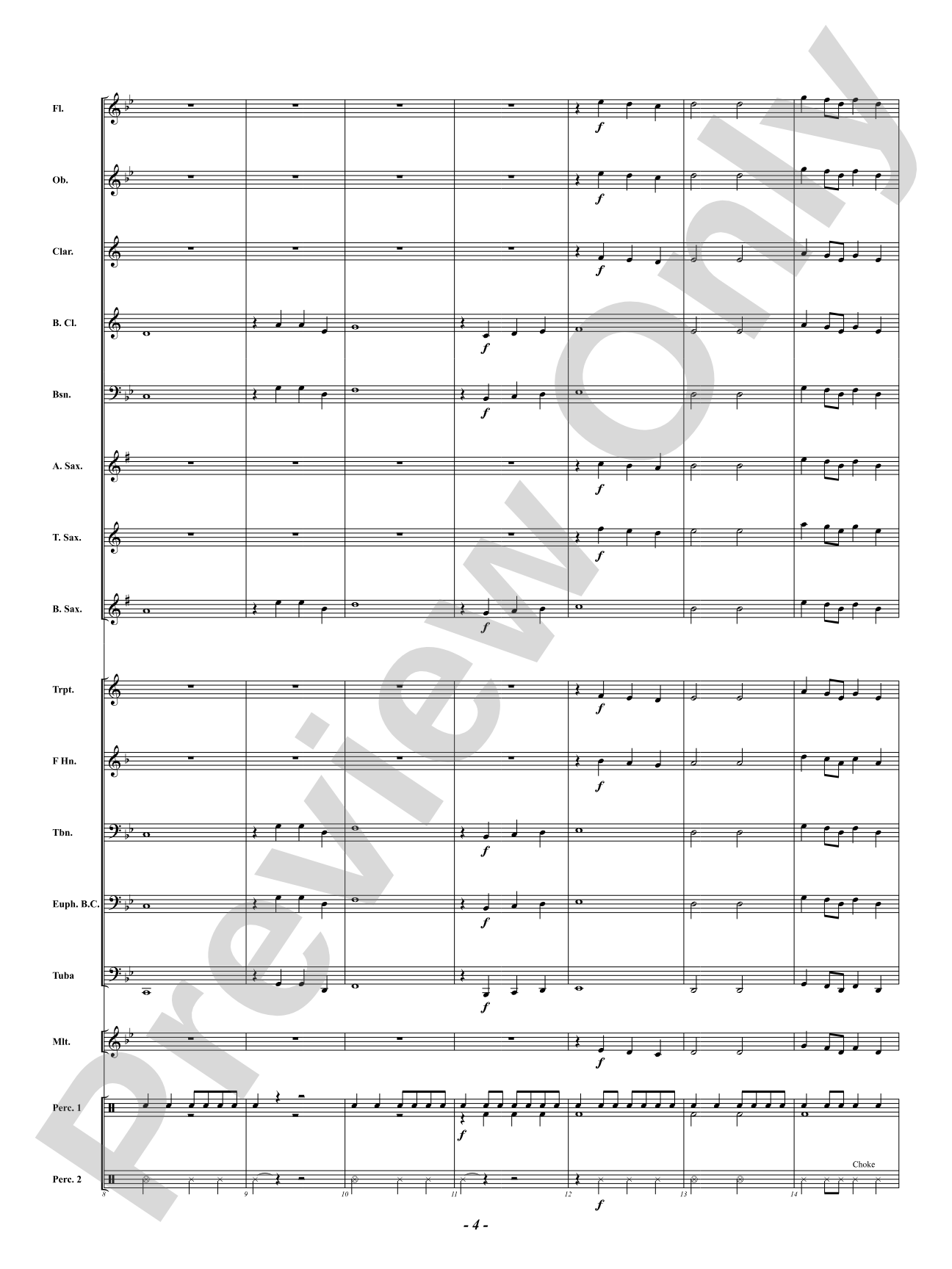 So Low: Concert Band Conductor Score & Parts