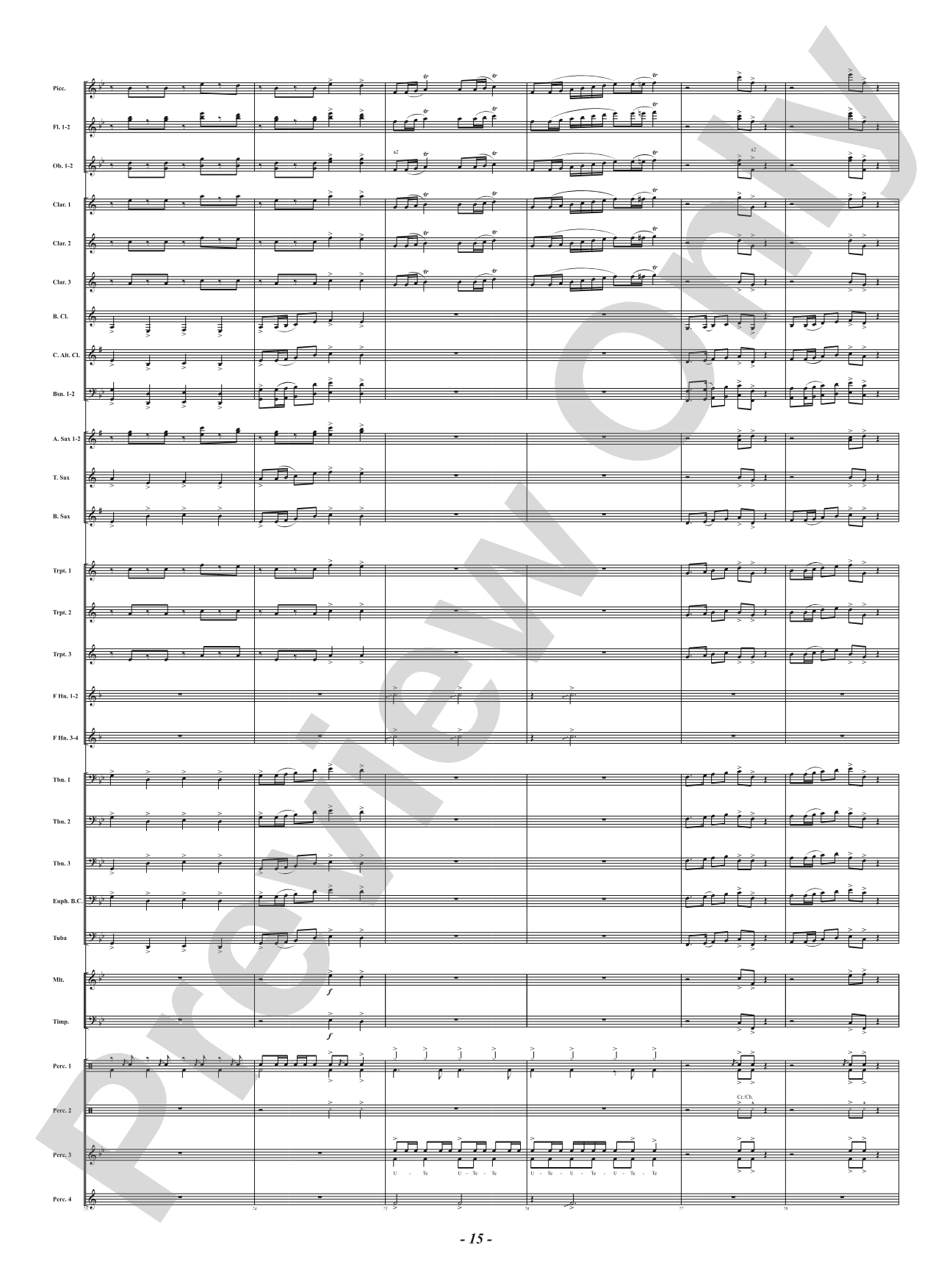 The Royal Hawaiian - Concert March: Concert Band Conductor Score & Parts