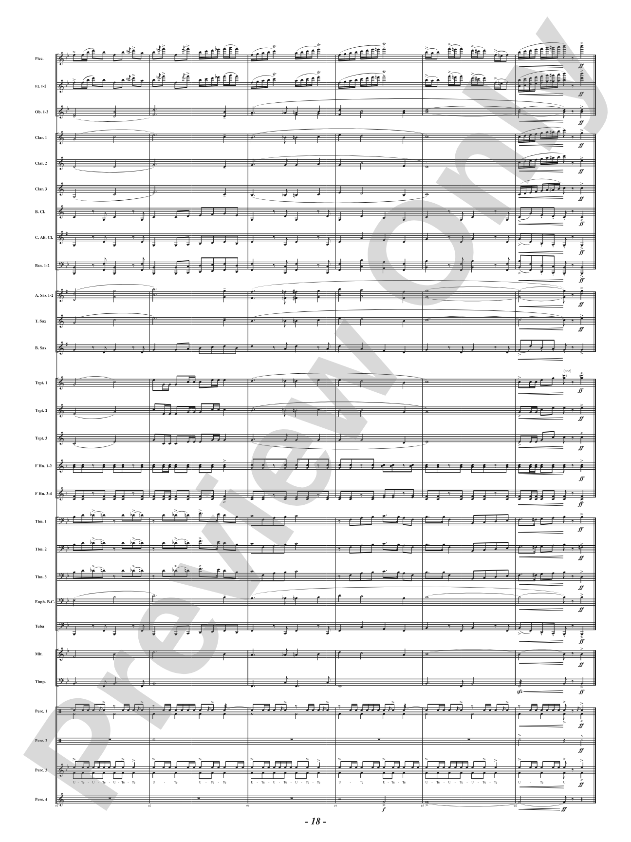 The Royal Hawaiian - Concert March: Concert Band Conductor Score & Parts