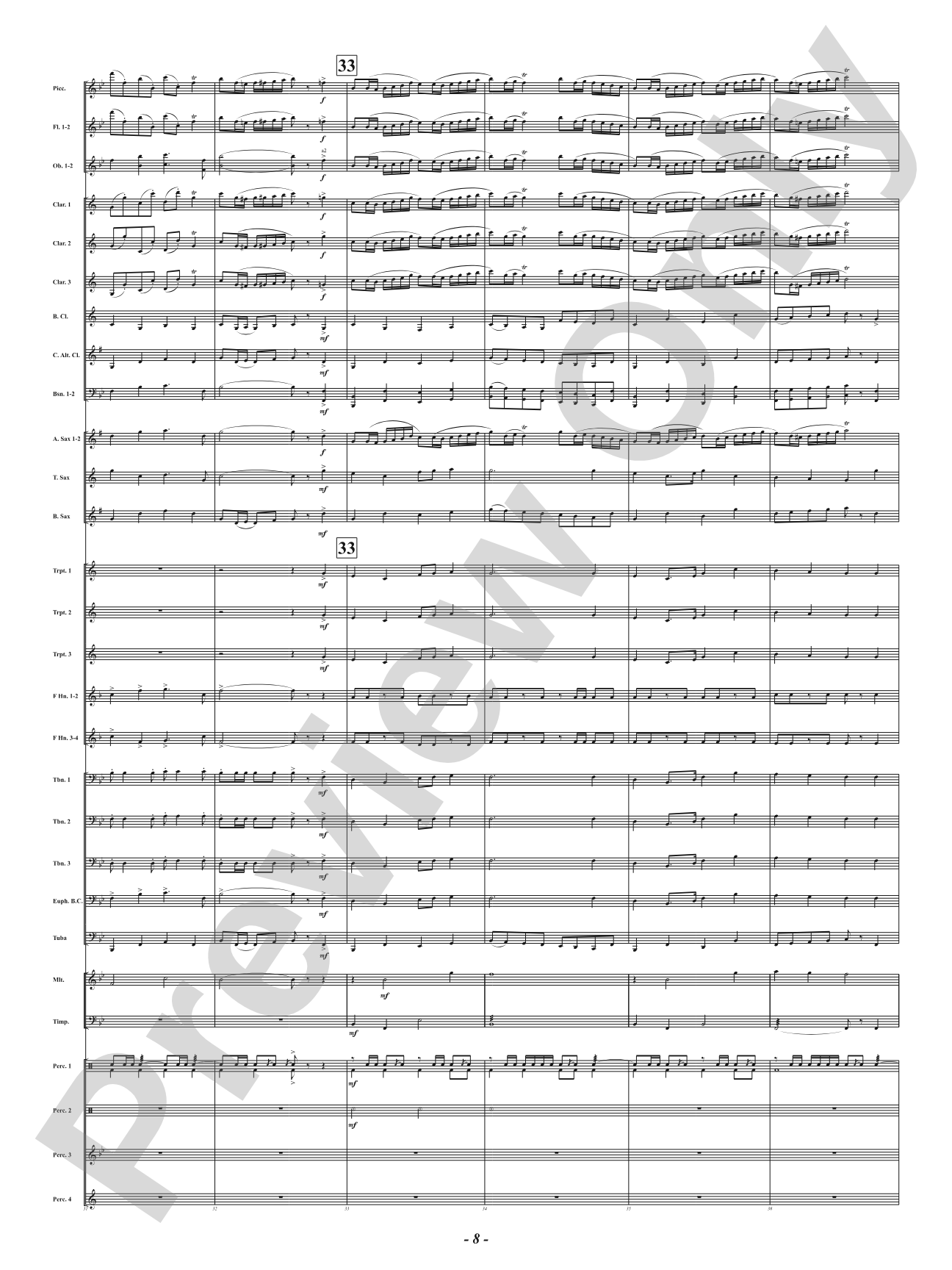 The Royal Hawaiian - Concert March: Concert Band Conductor Score & Parts