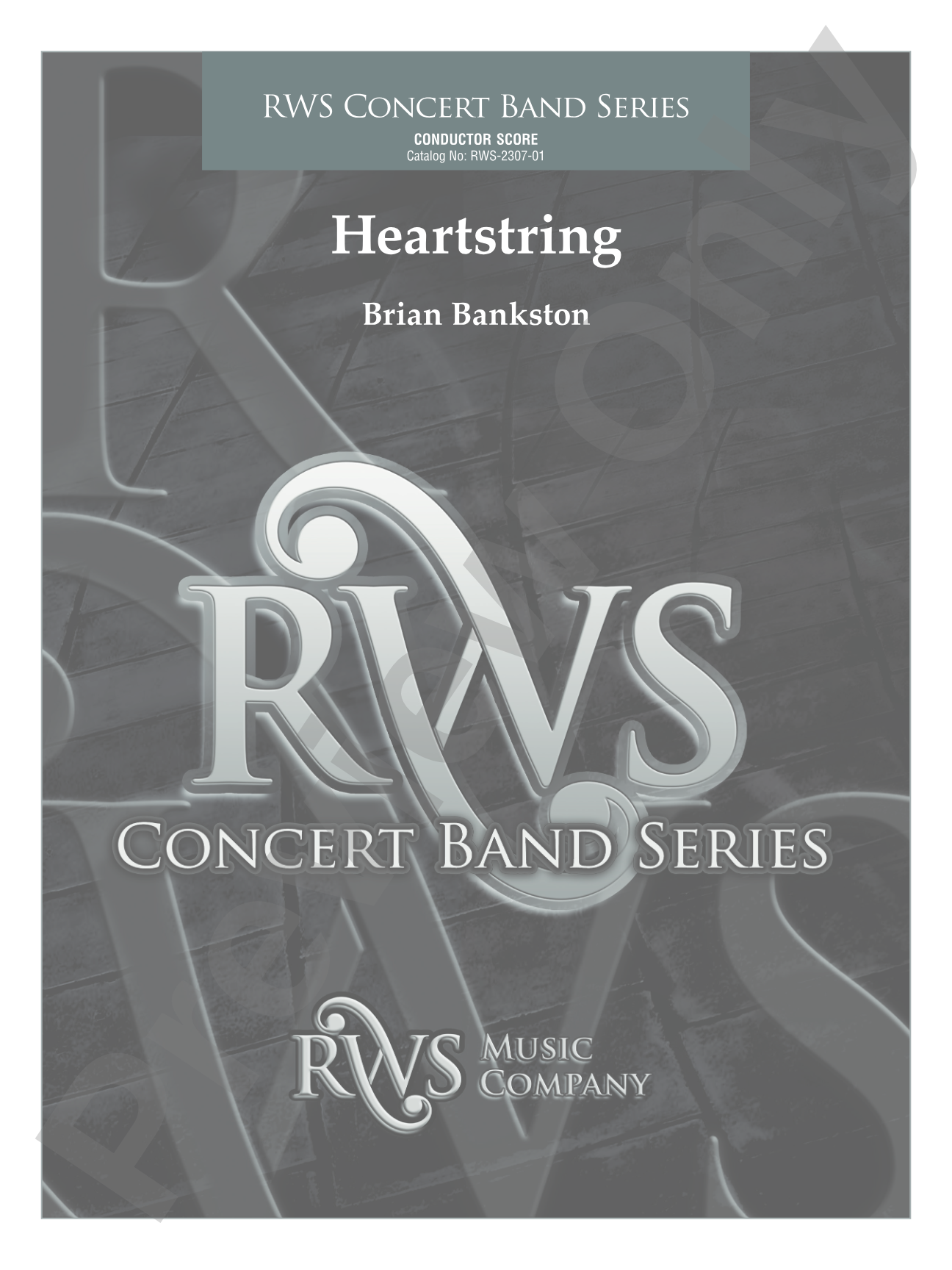 Heartstring: Concert Band Conductor Score & Parts