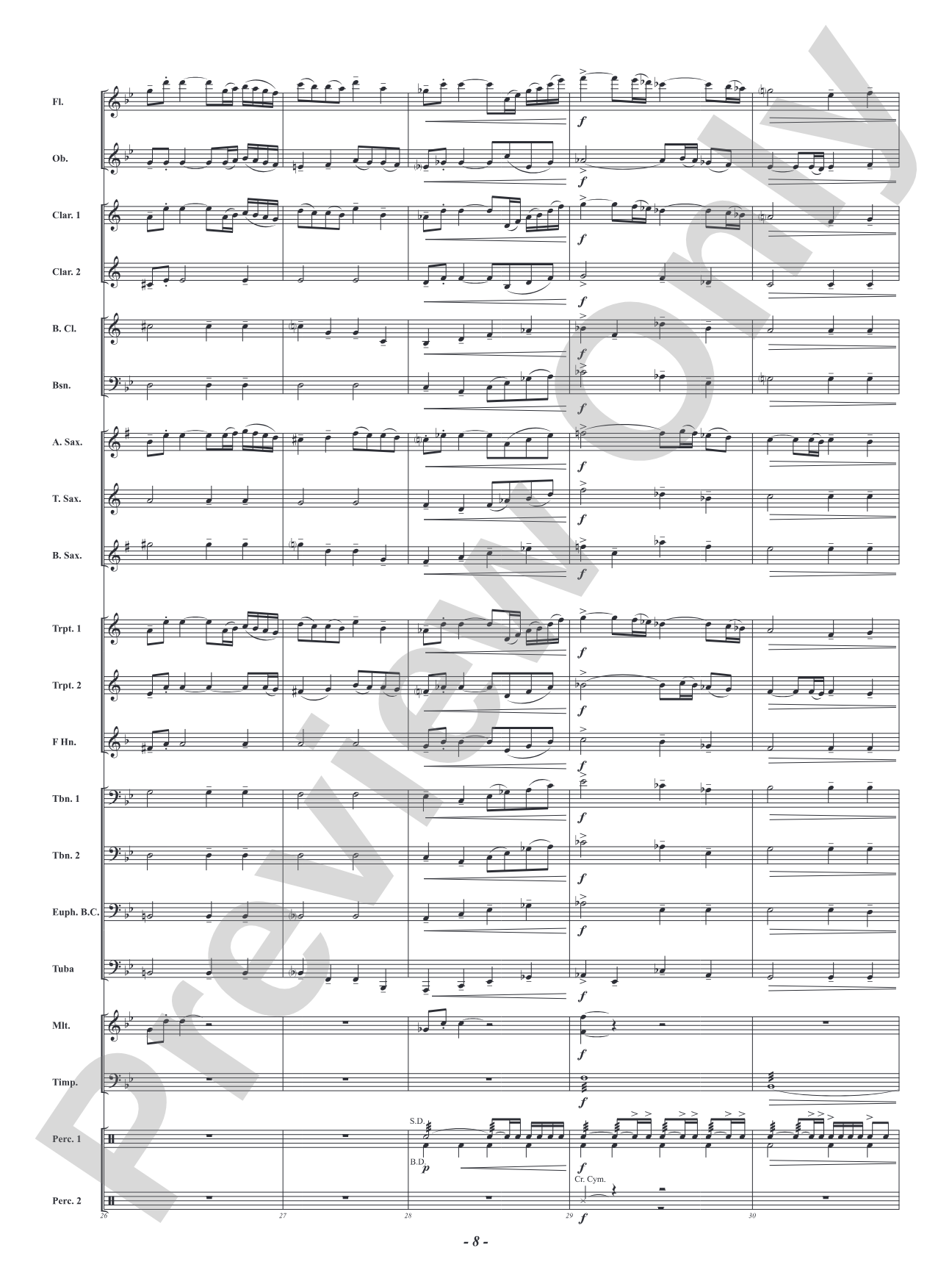 Heartstring: Concert Band Conductor Score & Parts