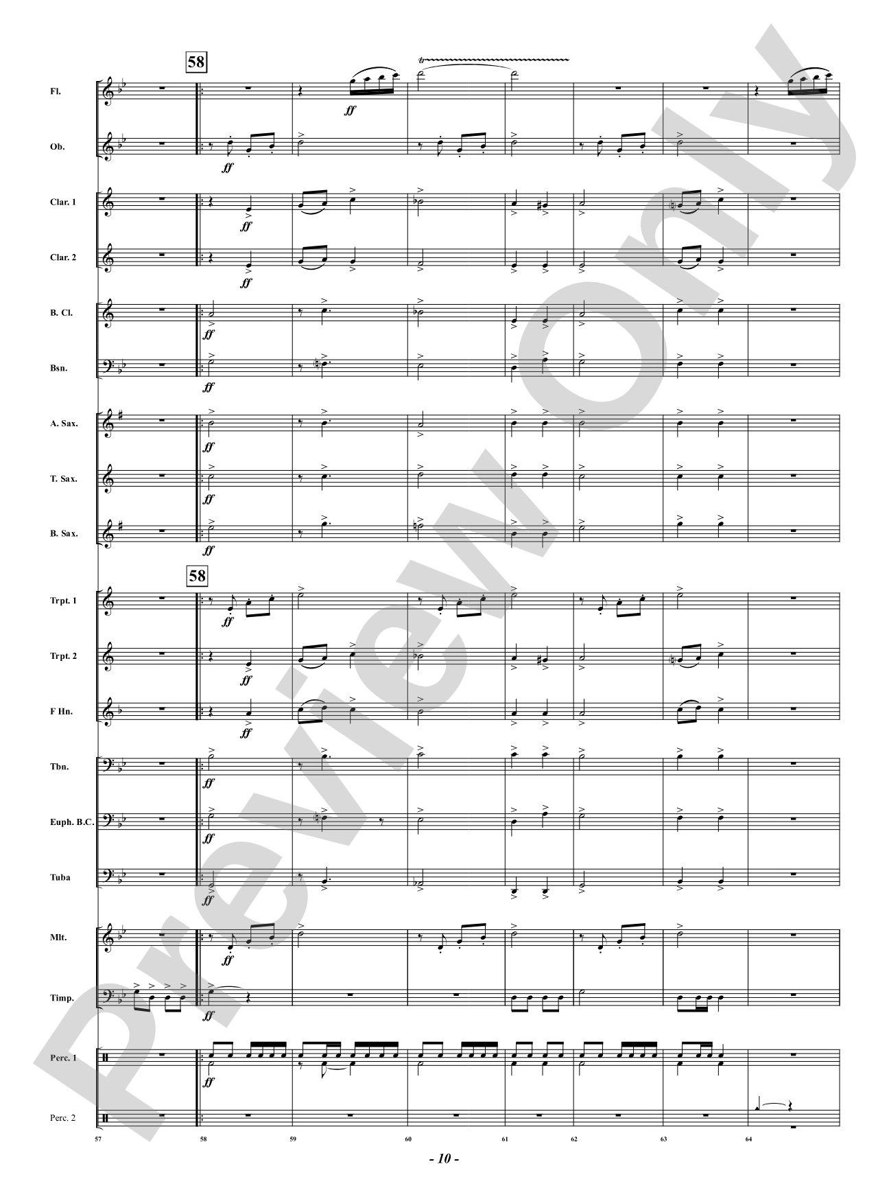 The Sea Dogs March: Concert Band Conductor Score & Parts